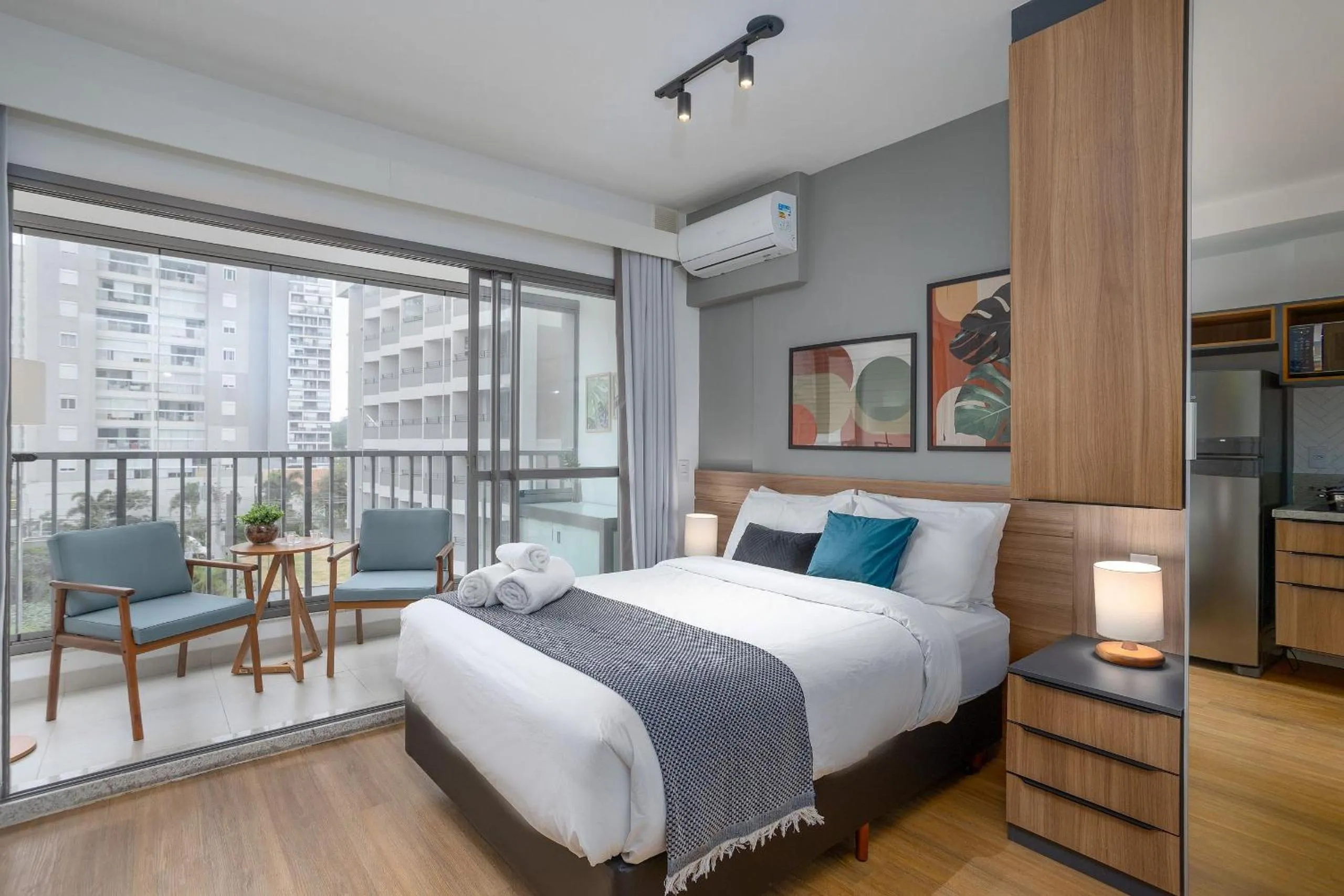 Bedroom, Bed in Atmosfera Brooklin