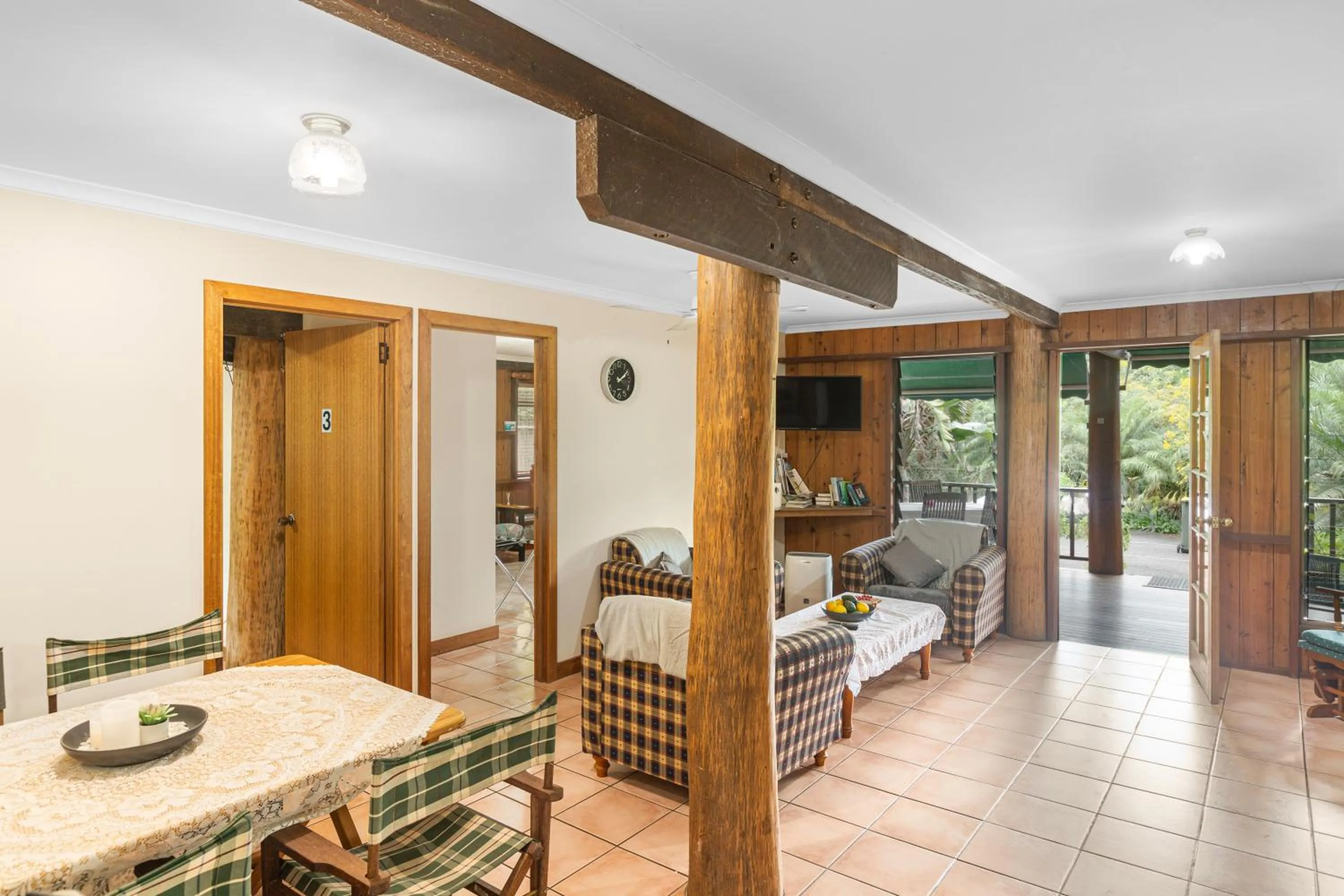 Communal lounge/ TV room in Atherton Blue Gum