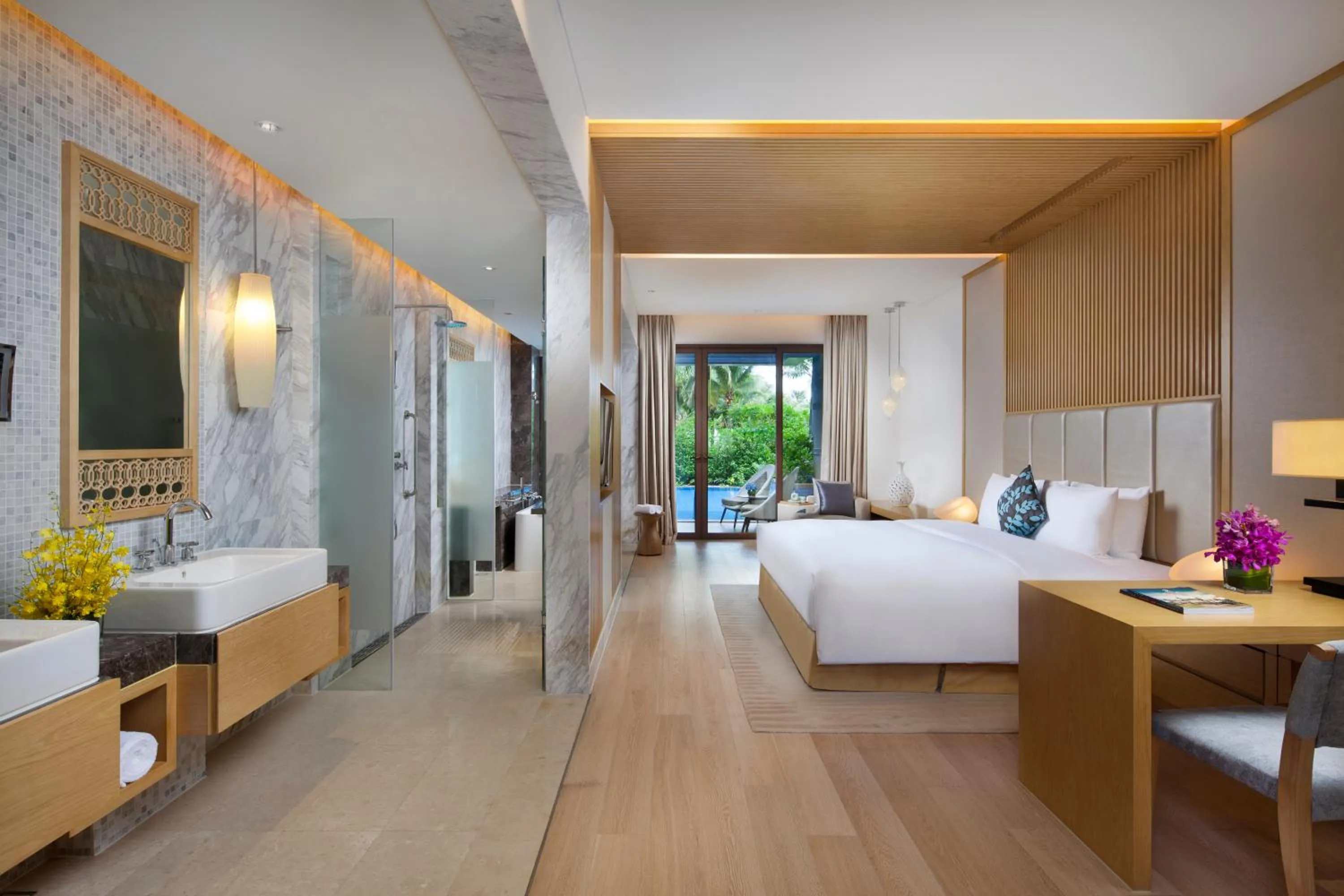 Bed in Sanya Yazhou Bay Resort Curio Collection by Hilton