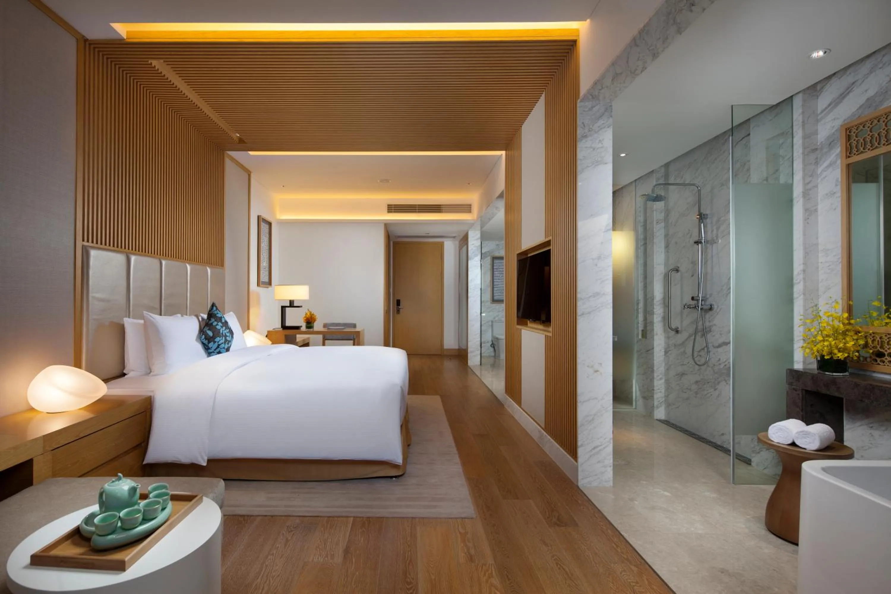 Bed in Sanya Yazhou Bay Resort Curio Collection by Hilton