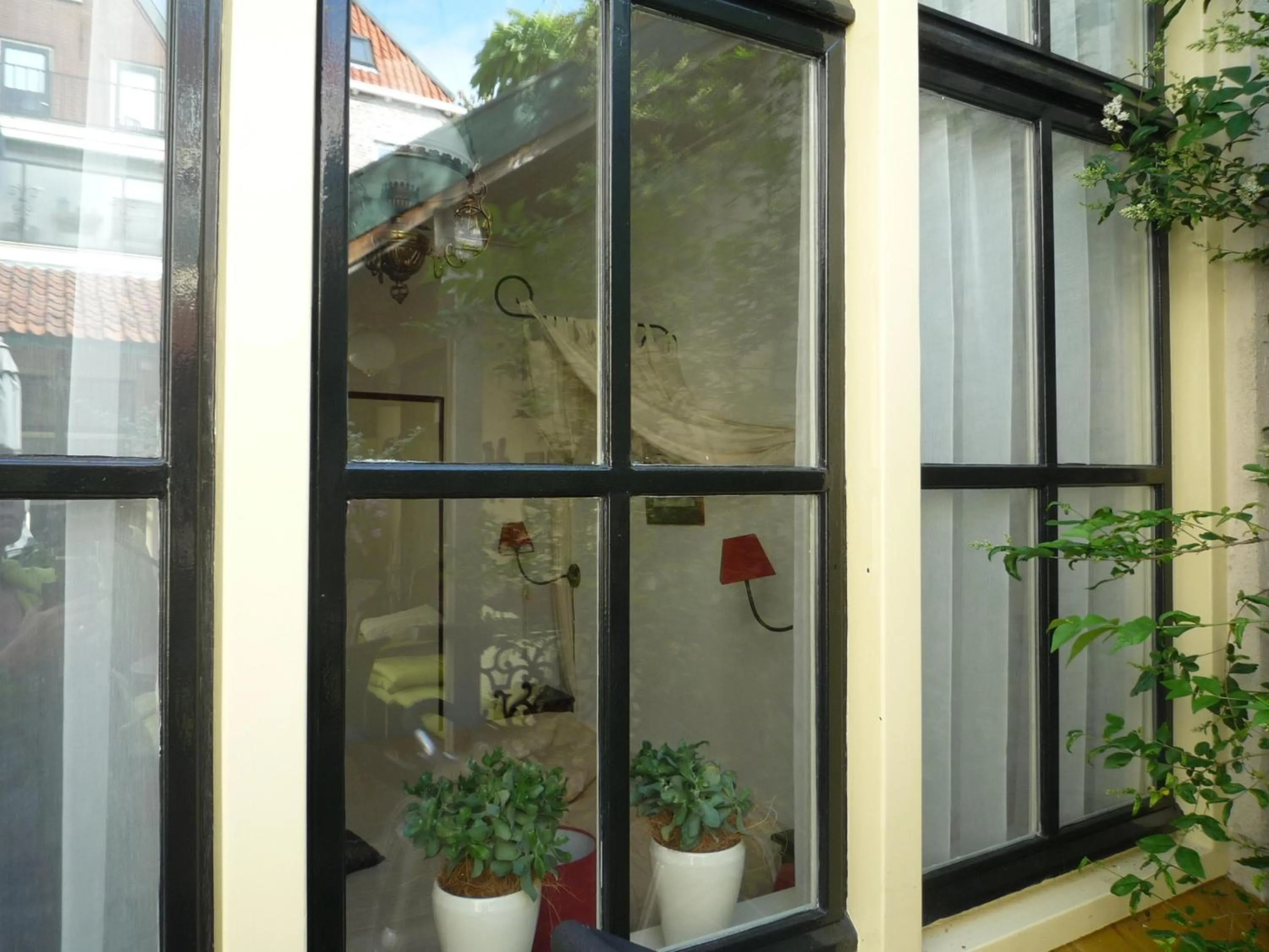 Decorative detail in Hanzestadslogement "De Leeuw", logies in het centrum van Deventer