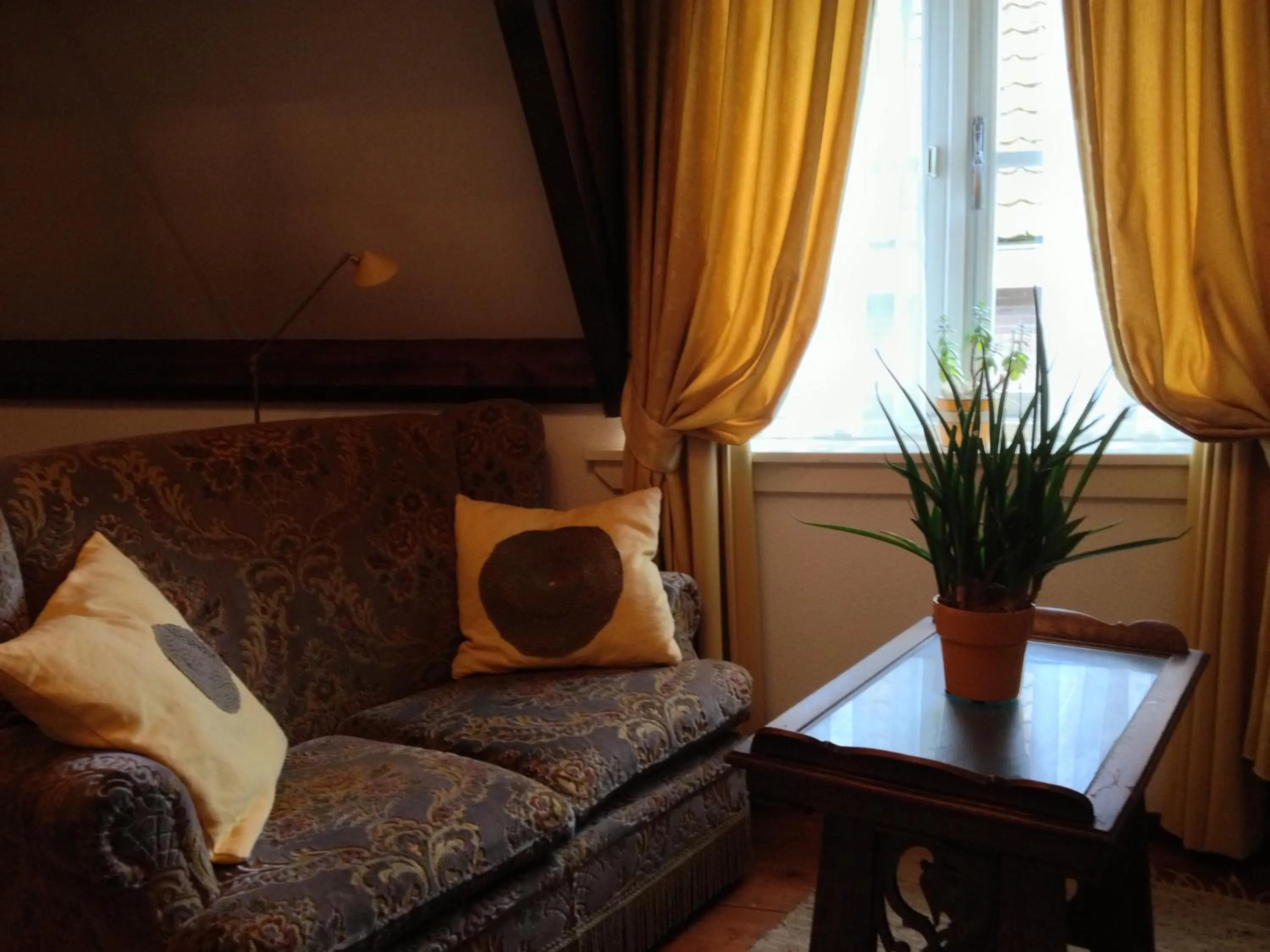 Living room in Hanzestadslogement "De Leeuw", logies in het centrum van Deventer