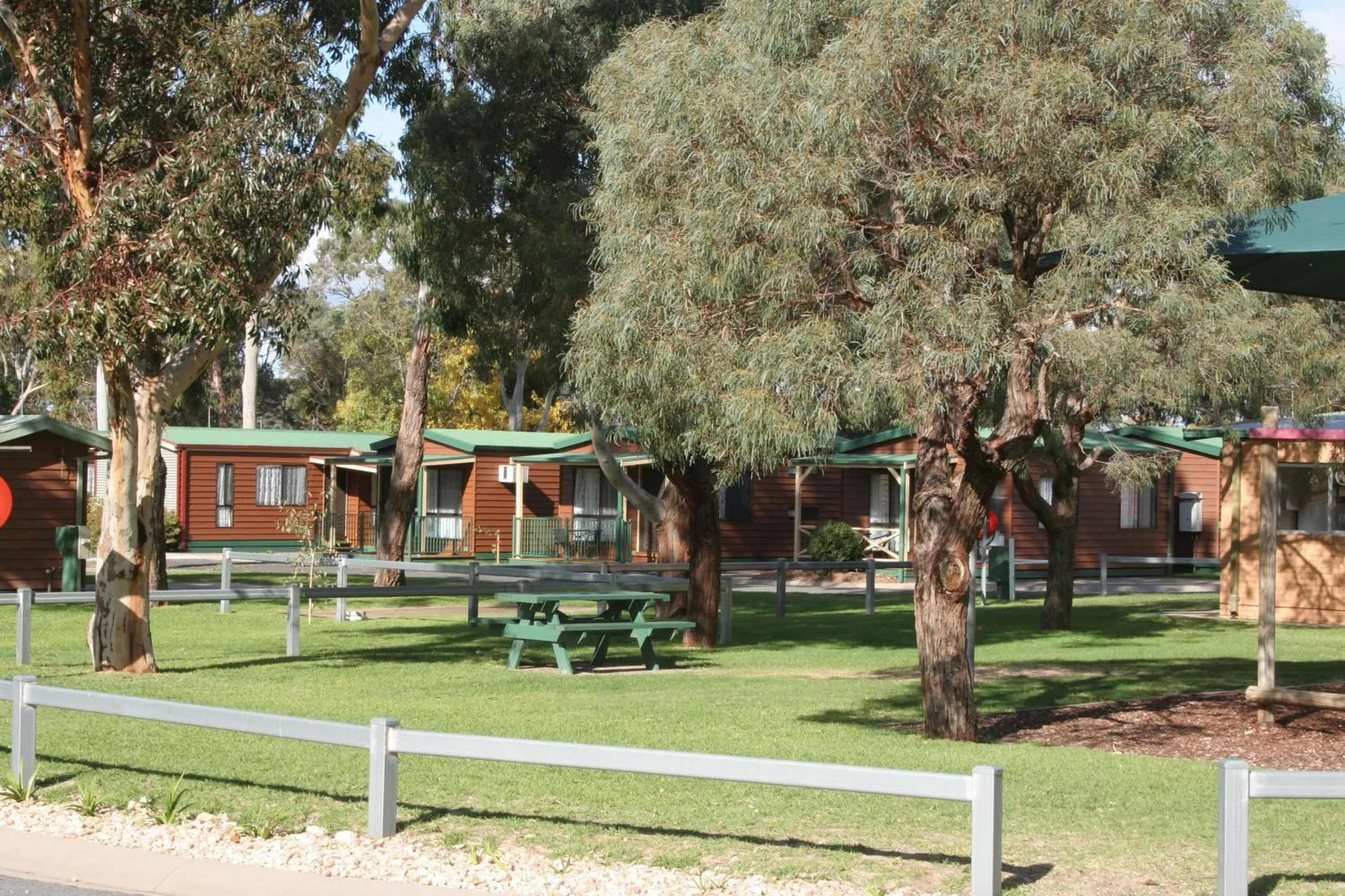 Children play ground in Lake Fyans Holiday Park