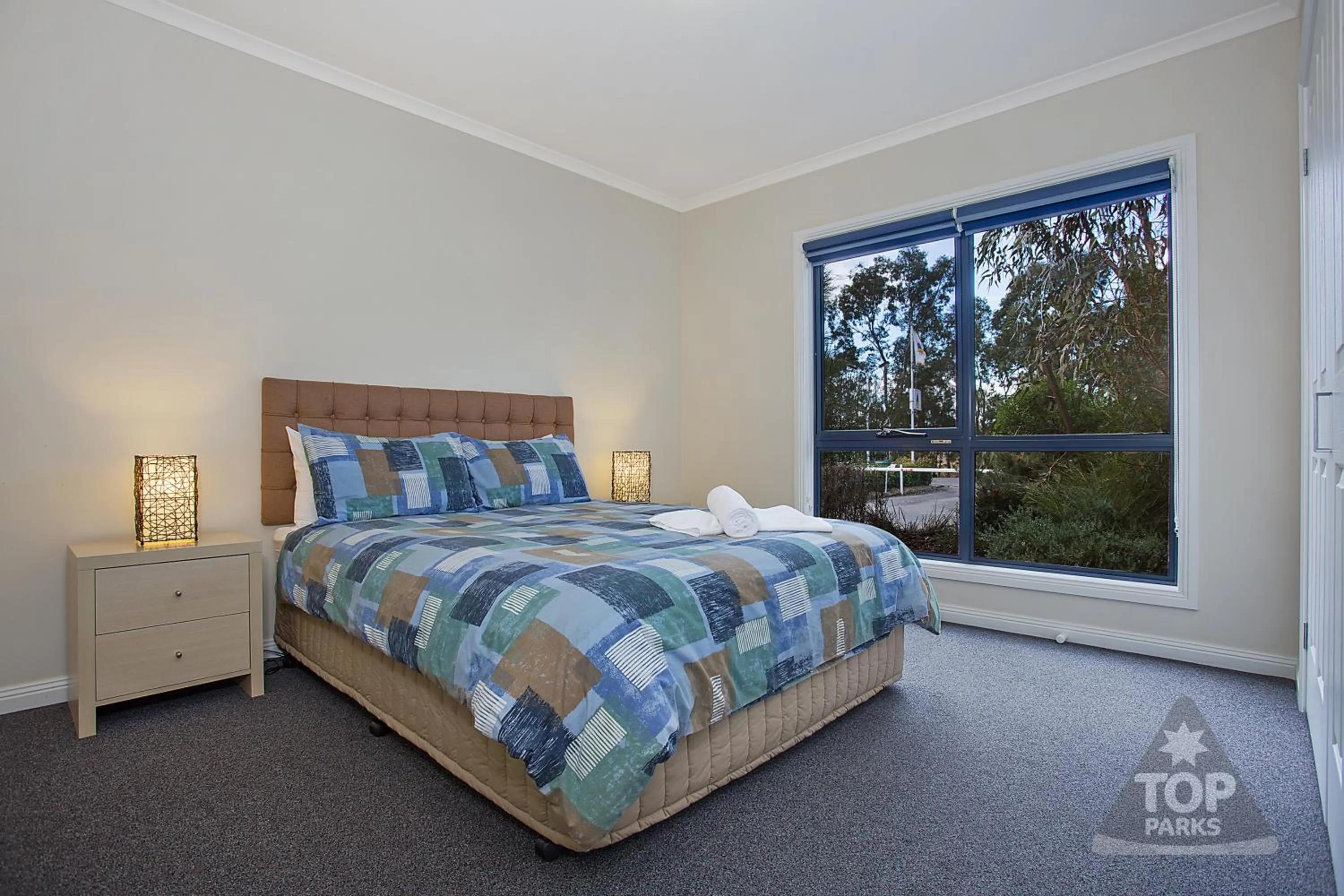 Bedroom, Bed in Lake Fyans Holiday Park