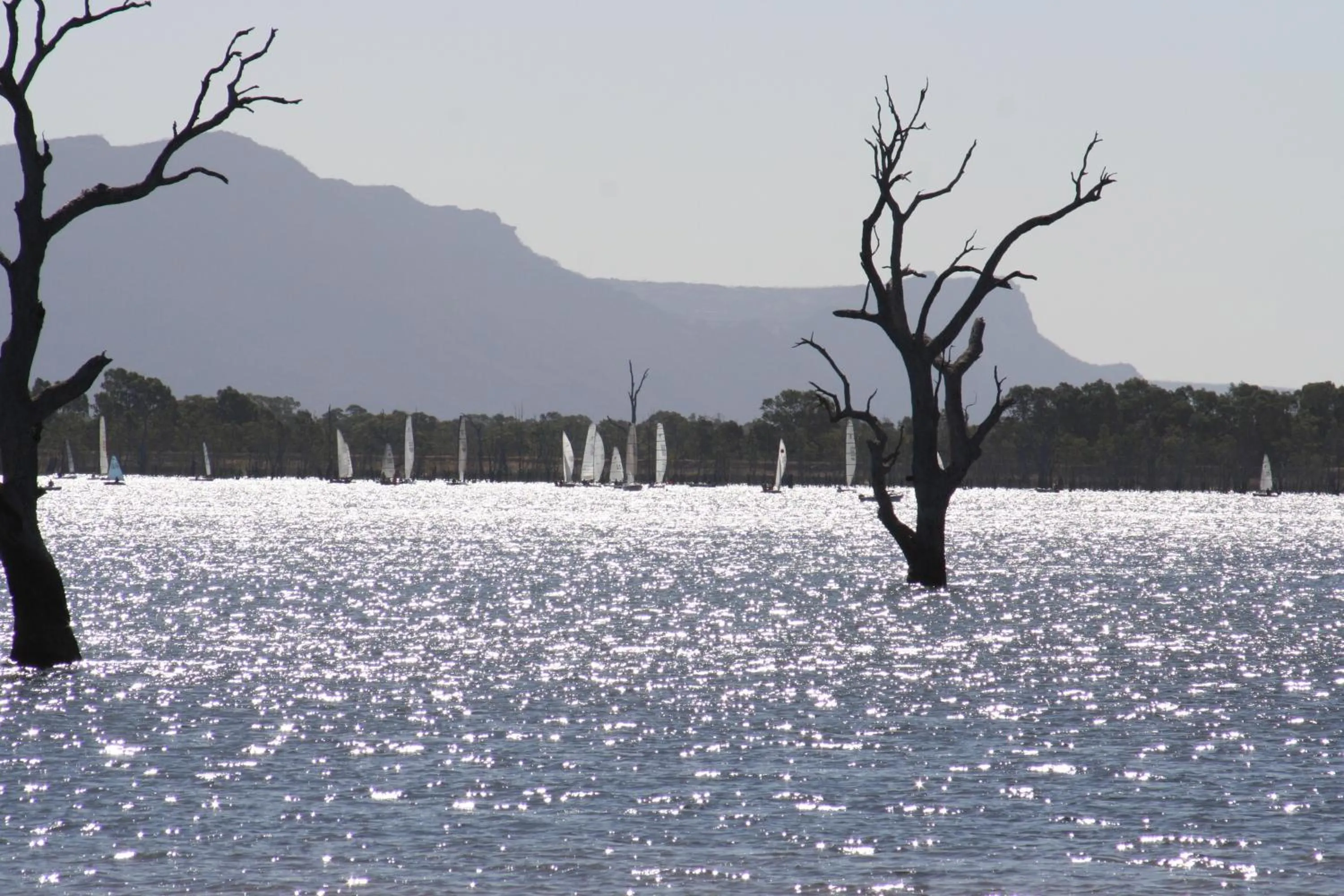 Fishing in Lake Fyans Holiday Park
