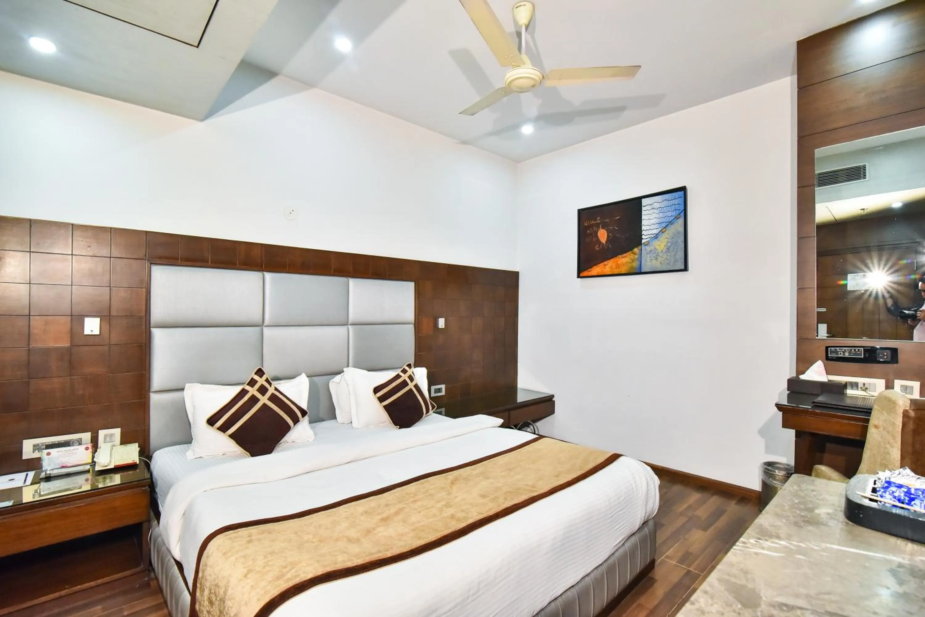 Photo of the whole room, Bed in Hotel Sawera Grand Near Golden Temple