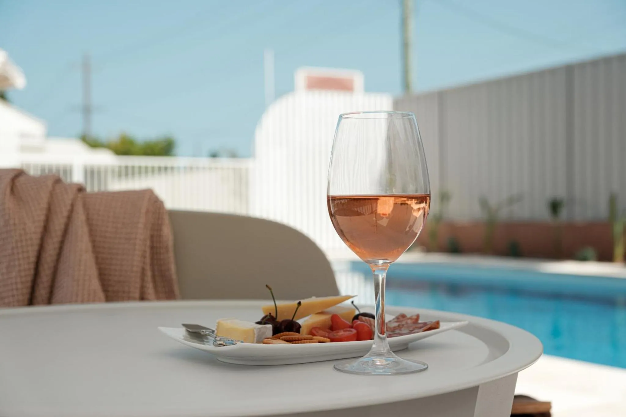 Pool view in Catalina Motel Lake Macquarie