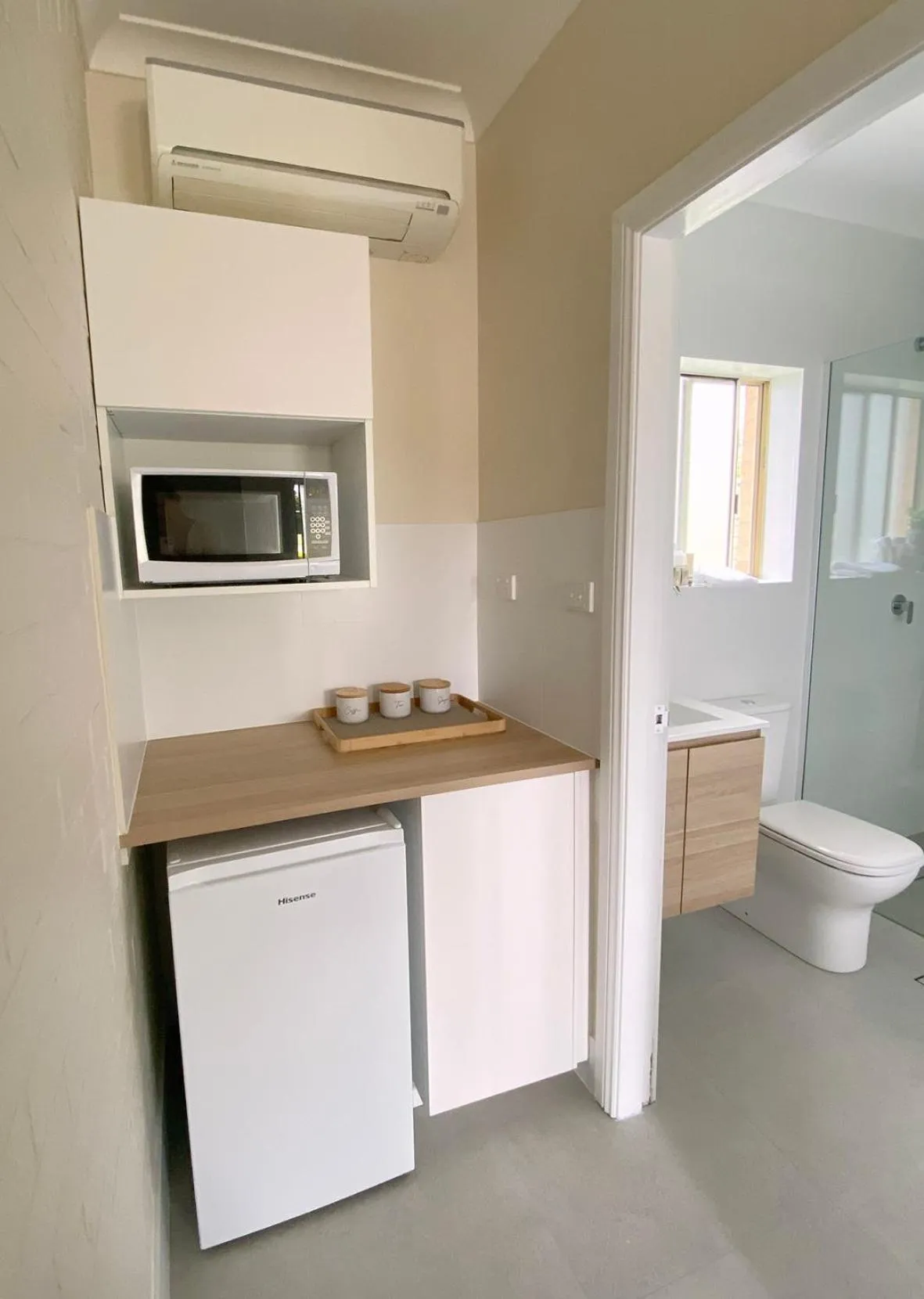 Bathroom in Catalina Motel Lake Macquarie