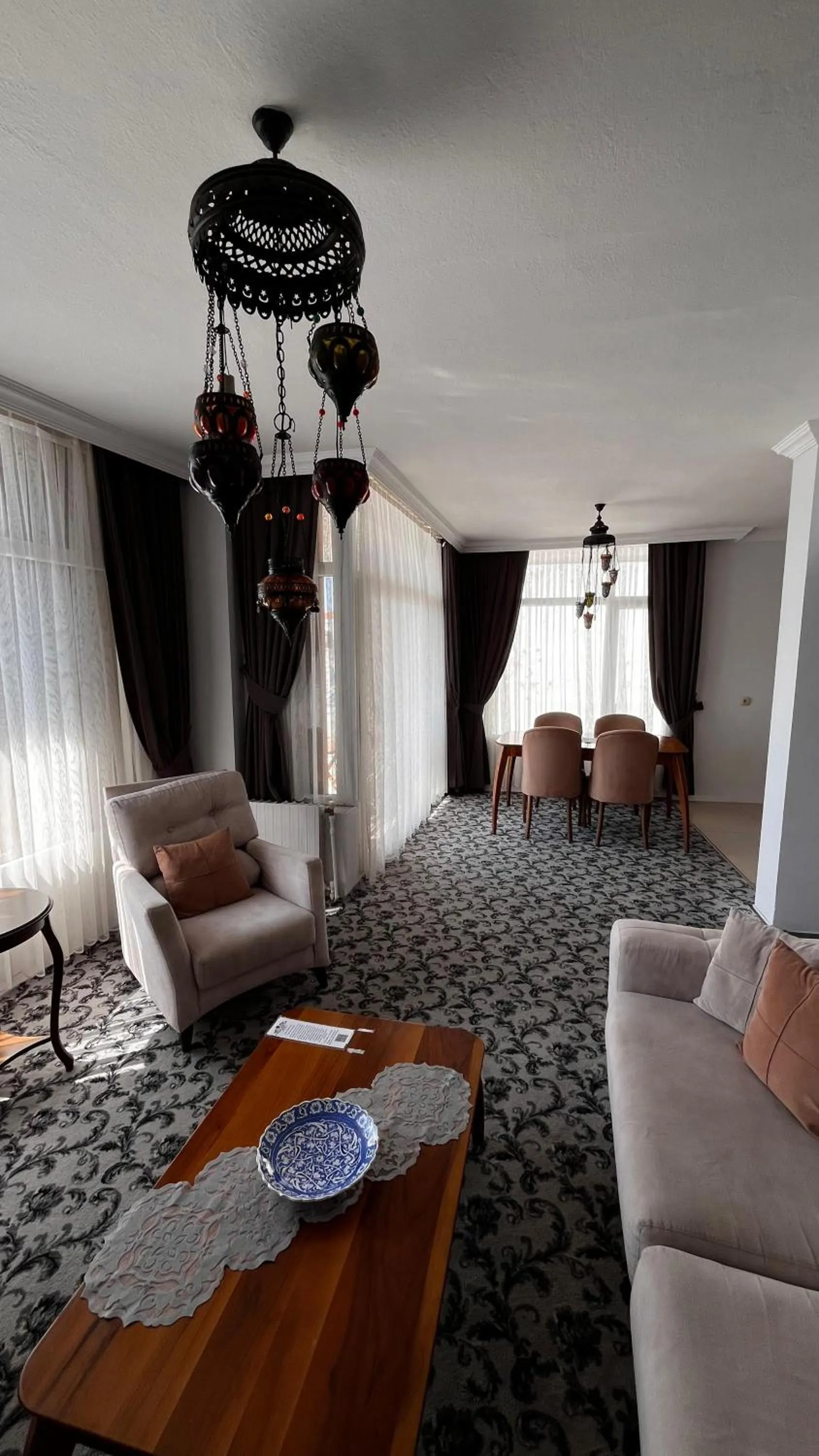 Living room in Foca Antik Otel