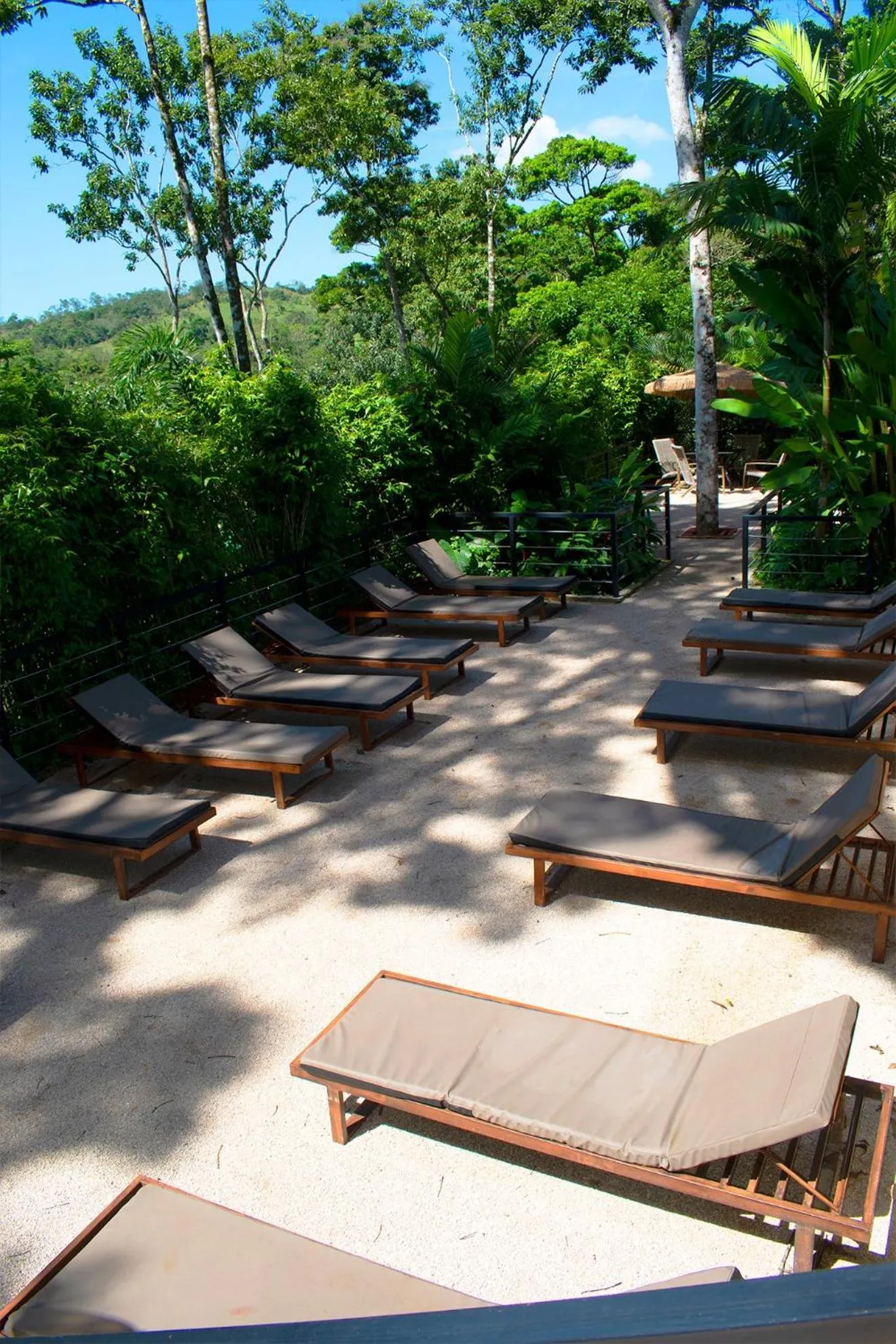 sunbed in Palo Alto Glamping Hotel