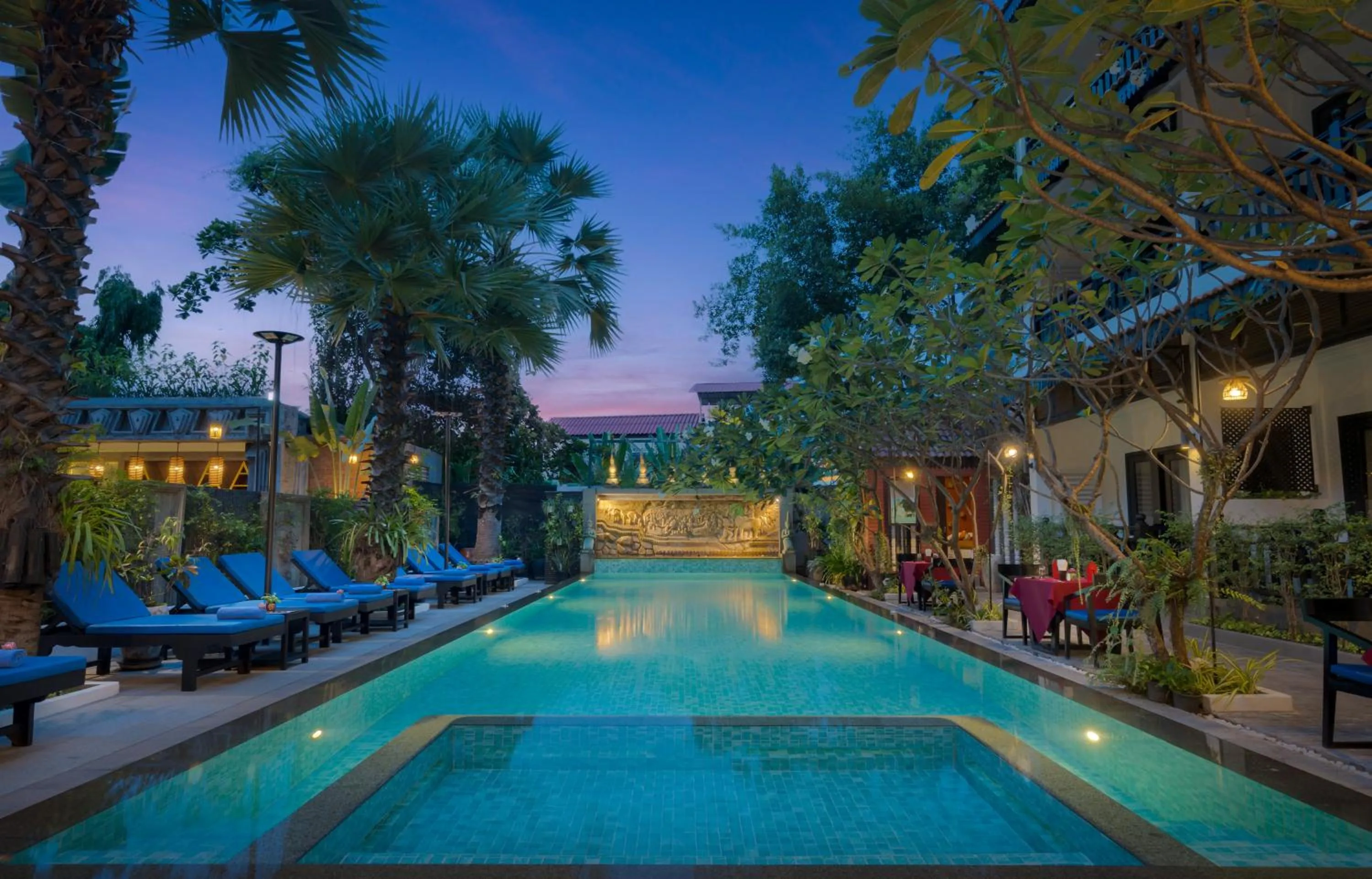 Swimming pool in Khmer Mansion Boutique Hotel