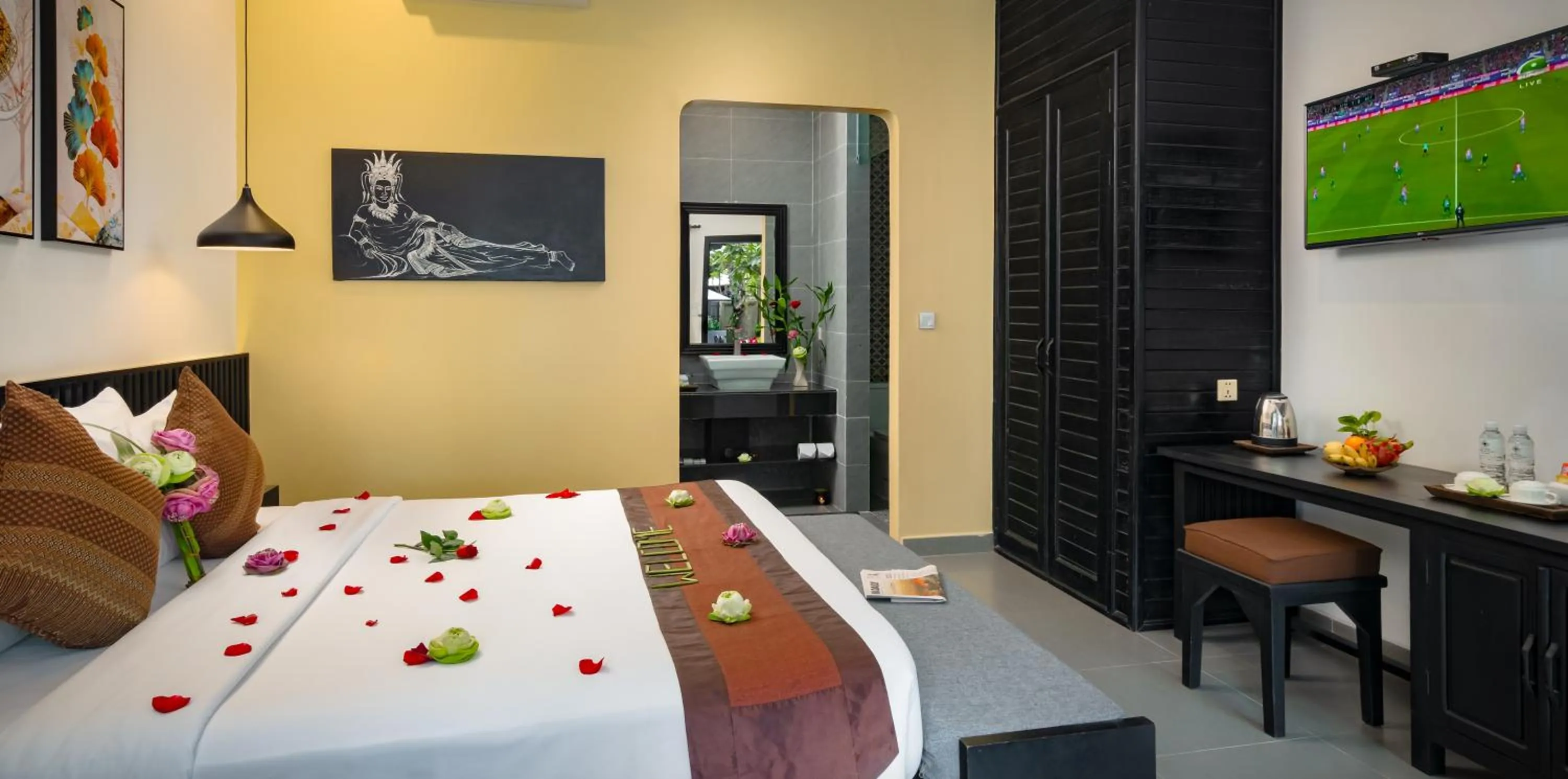 Bedroom, Bed in Khmer Mansion Boutique Hotel