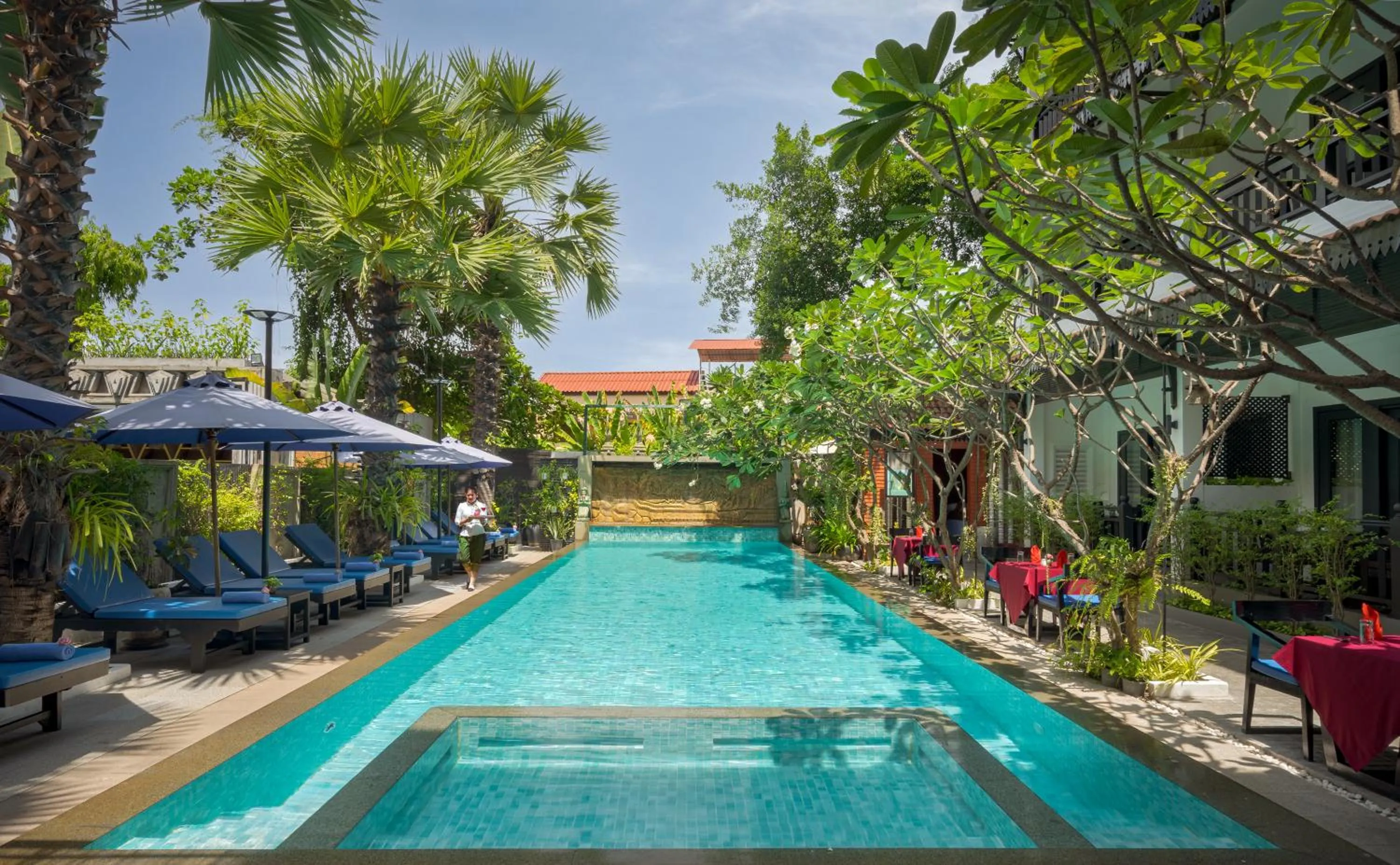 Swimming pool in Khmer Mansion Boutique Hotel