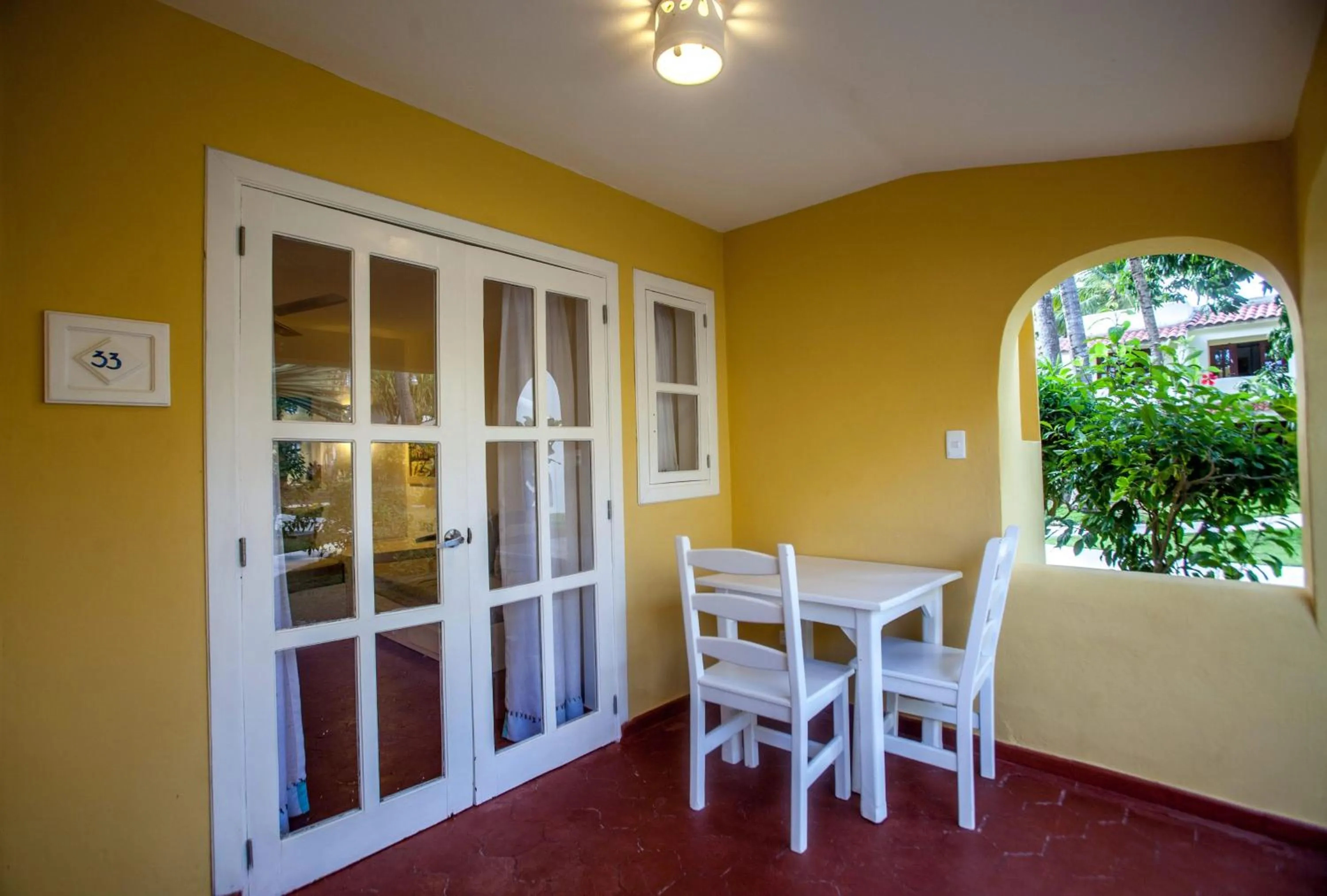 Patio in Los Corales Beach Village Punta Cana - The original