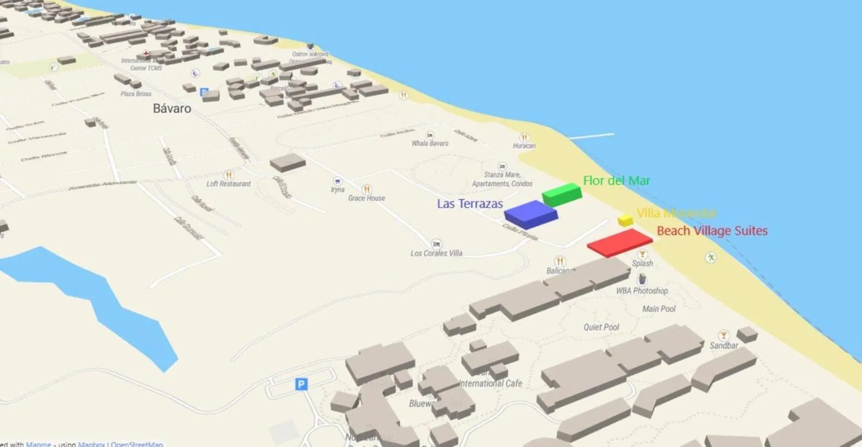 Area and facilities in Los Corales Beach Village Punta Cana - The original