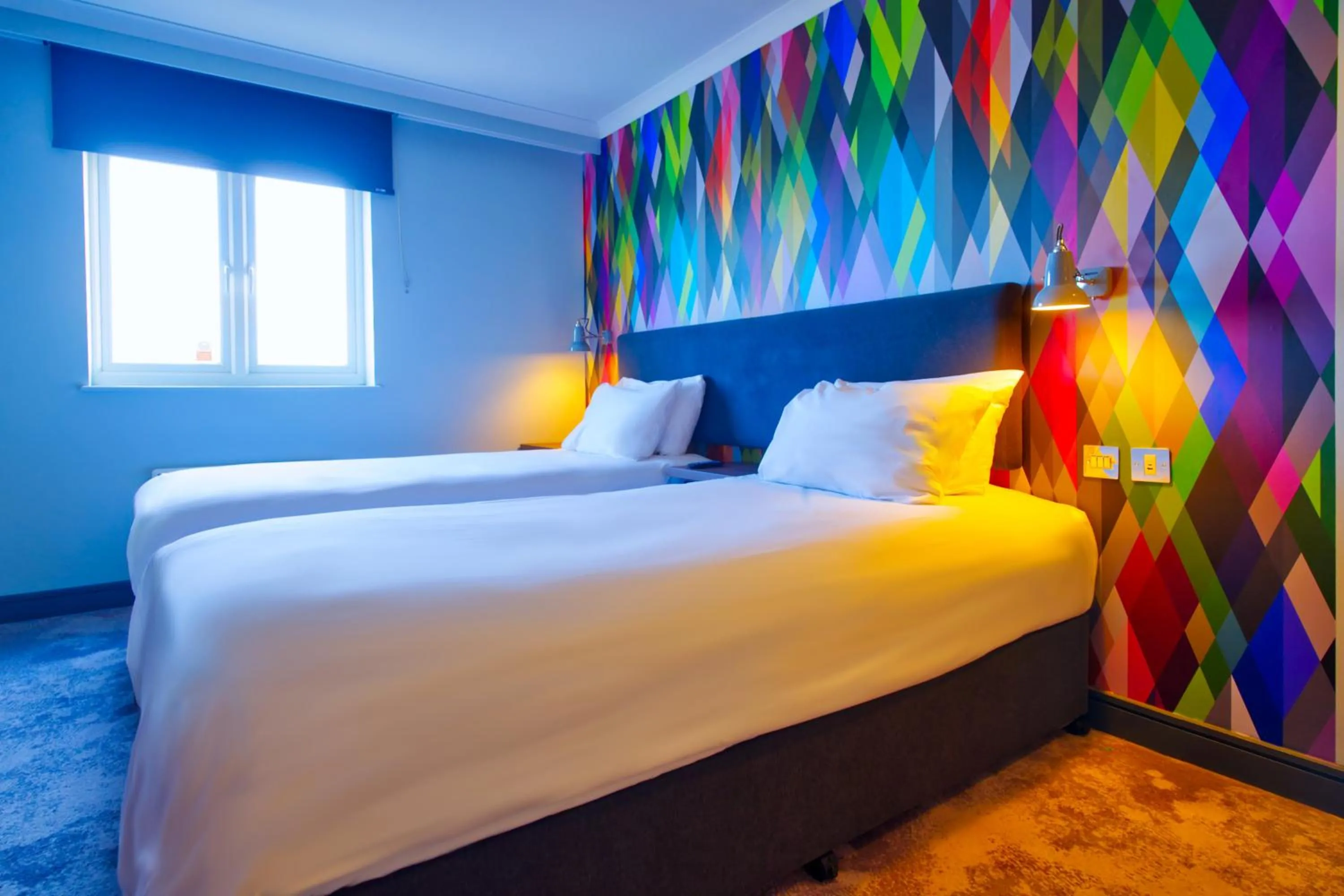 Bedroom, Bed in Village Hotel Manchester Hyde