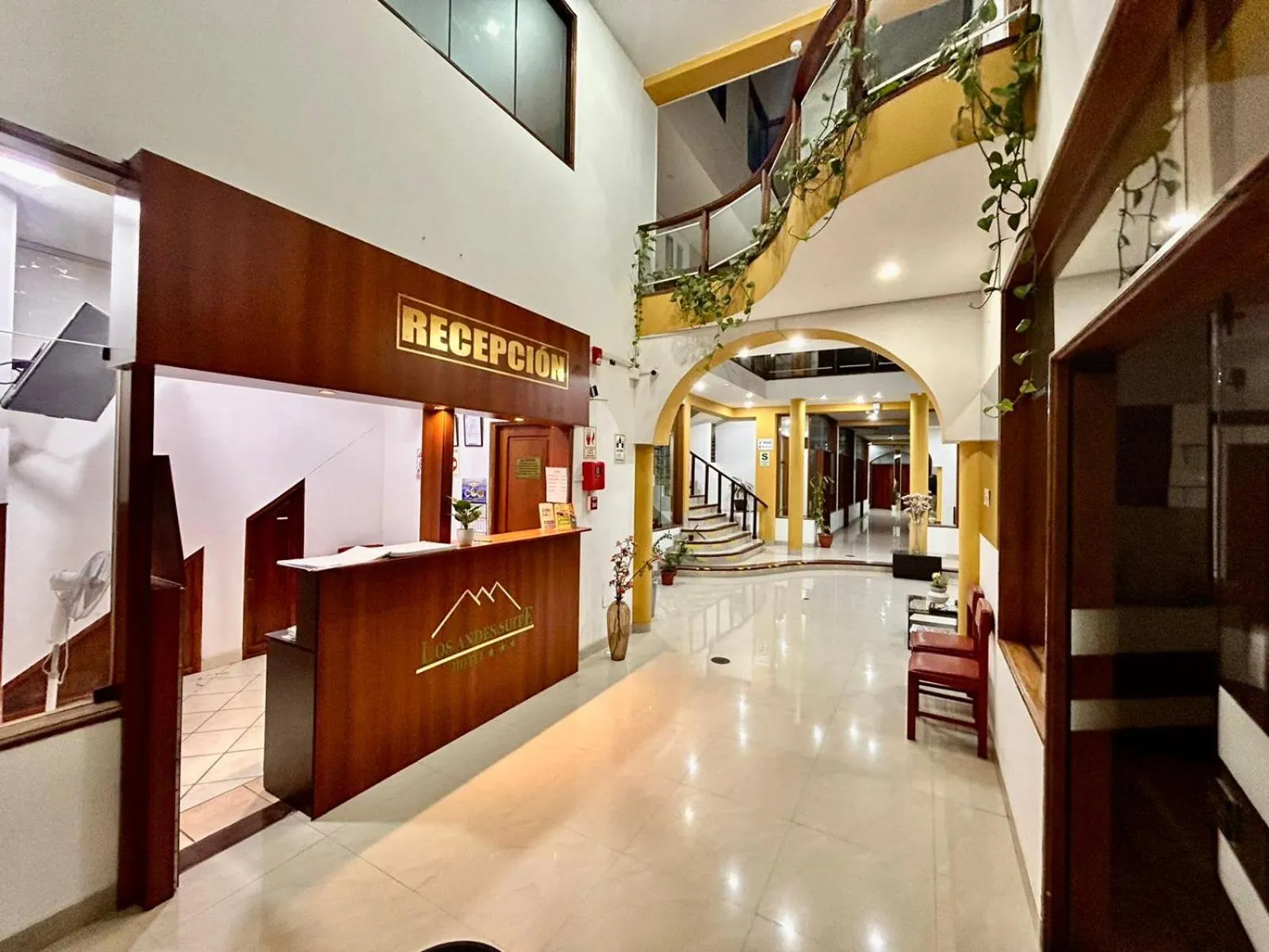 Lobby or reception in HOTEL LOS ANDES SUITE