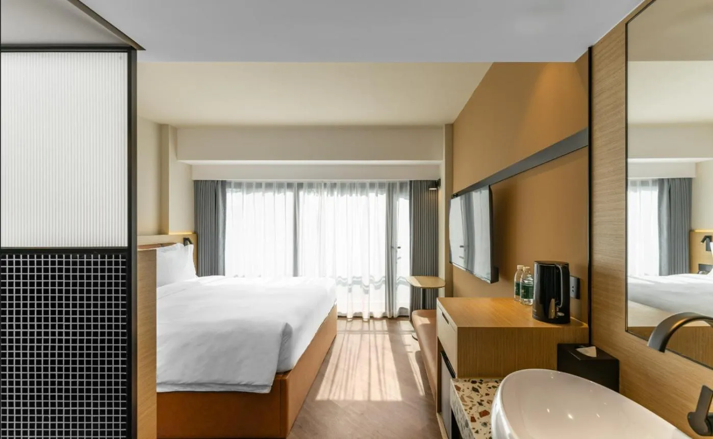 Bed in Mia Hotel - Shanghai Xuhui Jiaotong University