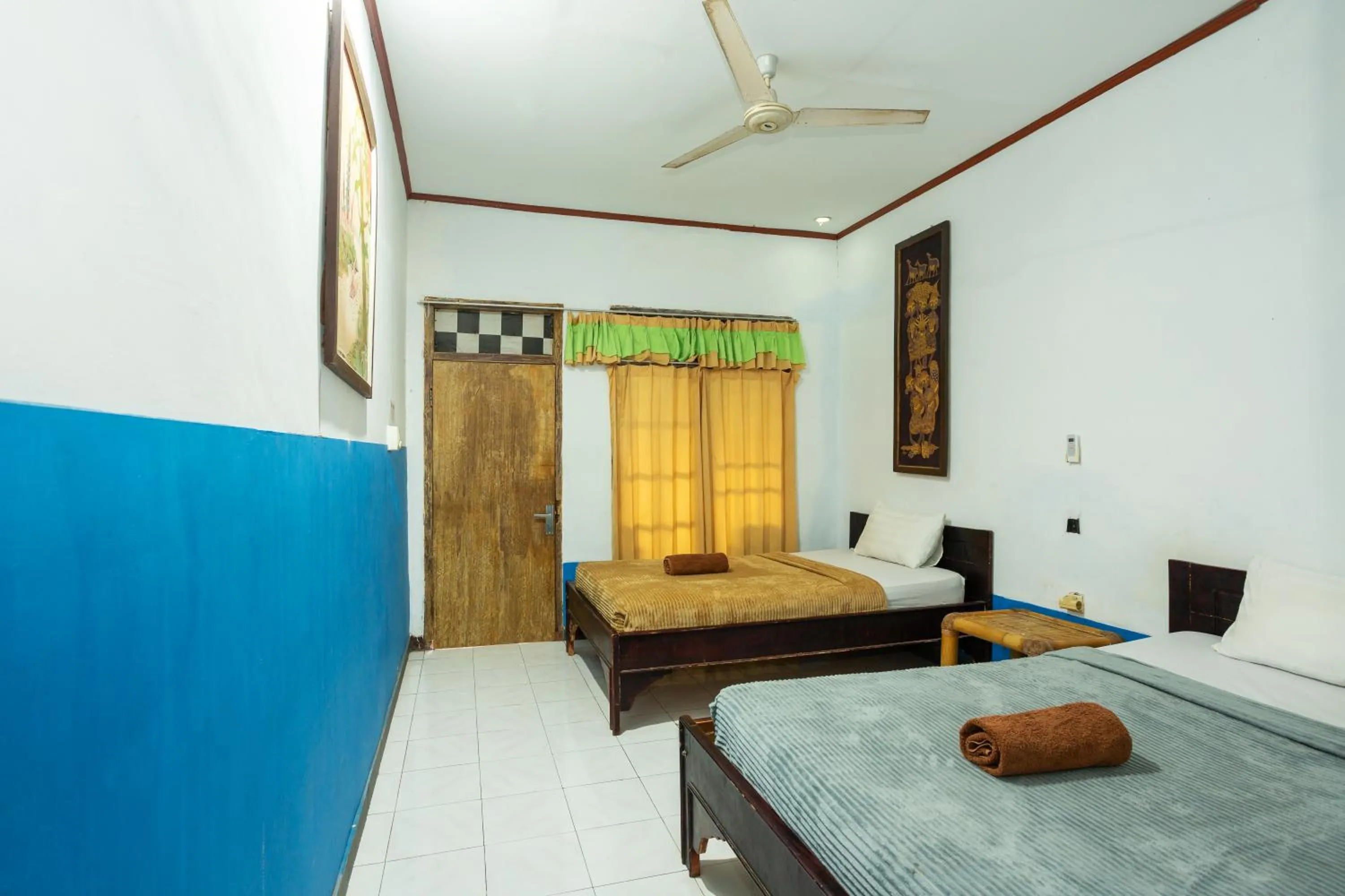 Bedroom, Bed in Creative Trawangan Stay