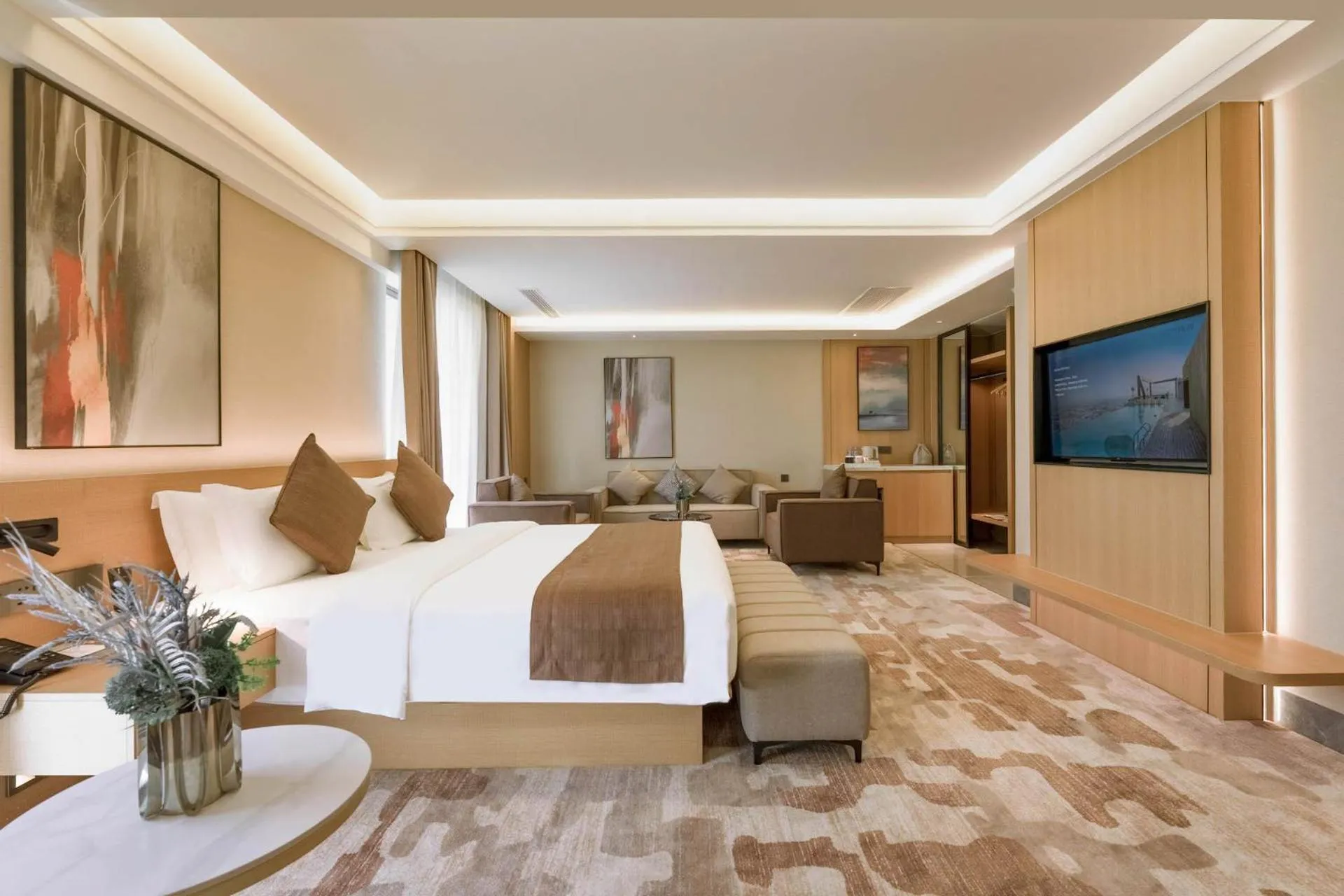 Bed in JD POLMAN Hotel