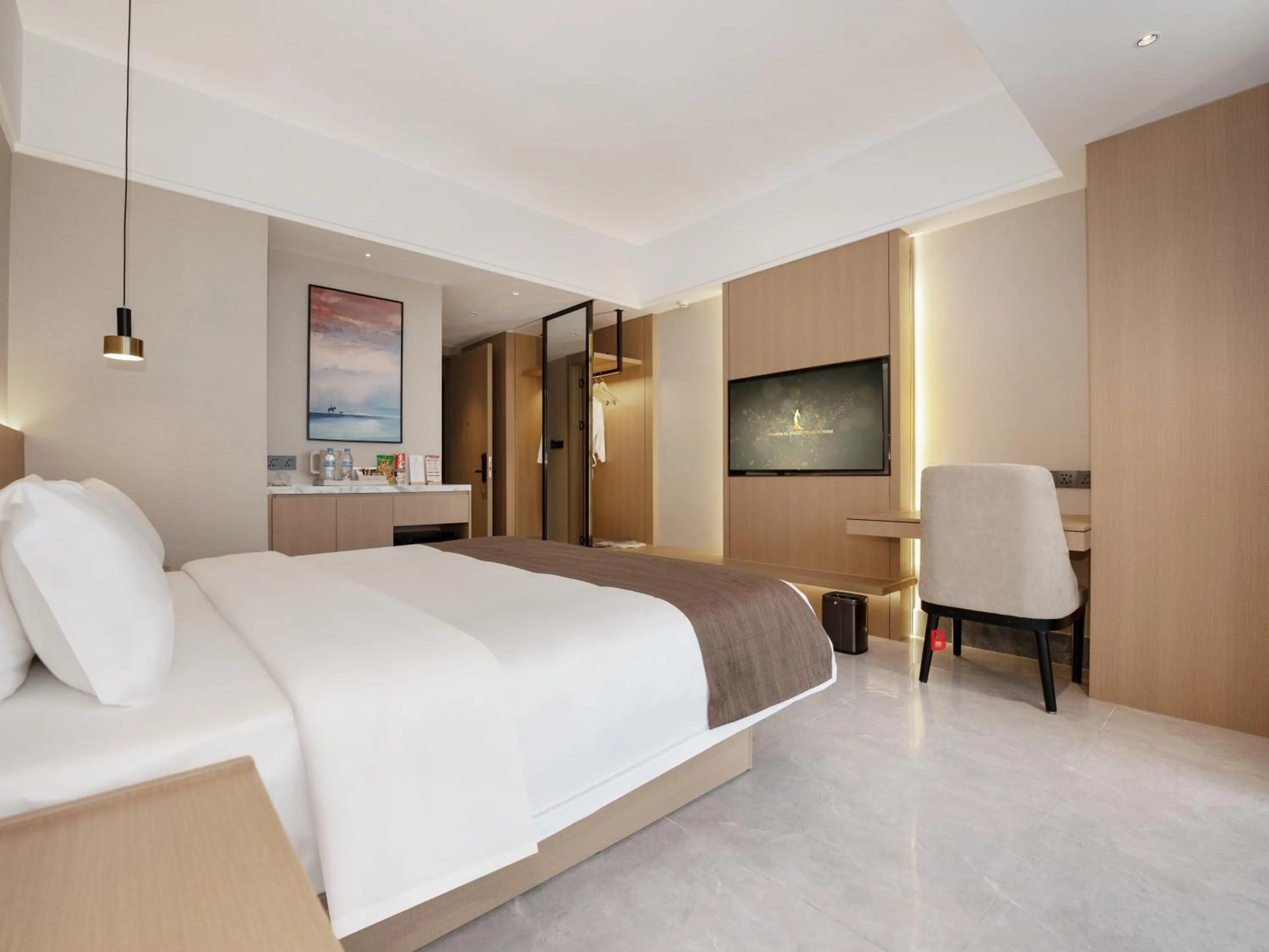 Bed in JD POLMAN Hotel