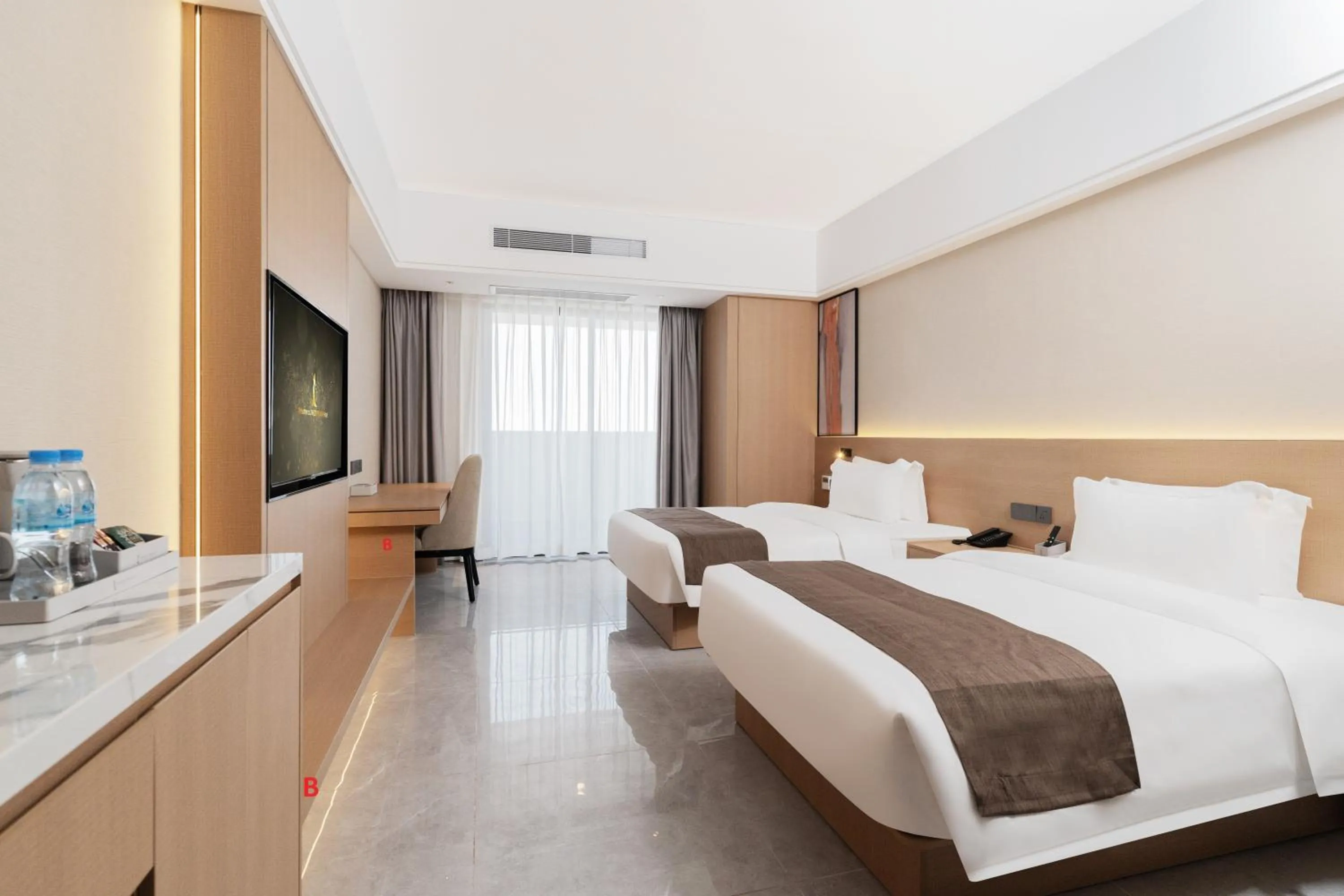 Bed in JD POLMAN Hotel