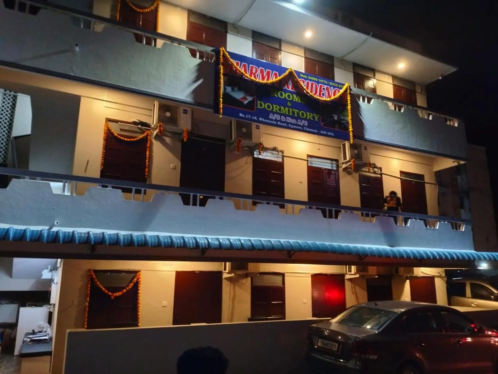 Night in Sharma Residency Chennai Egmore