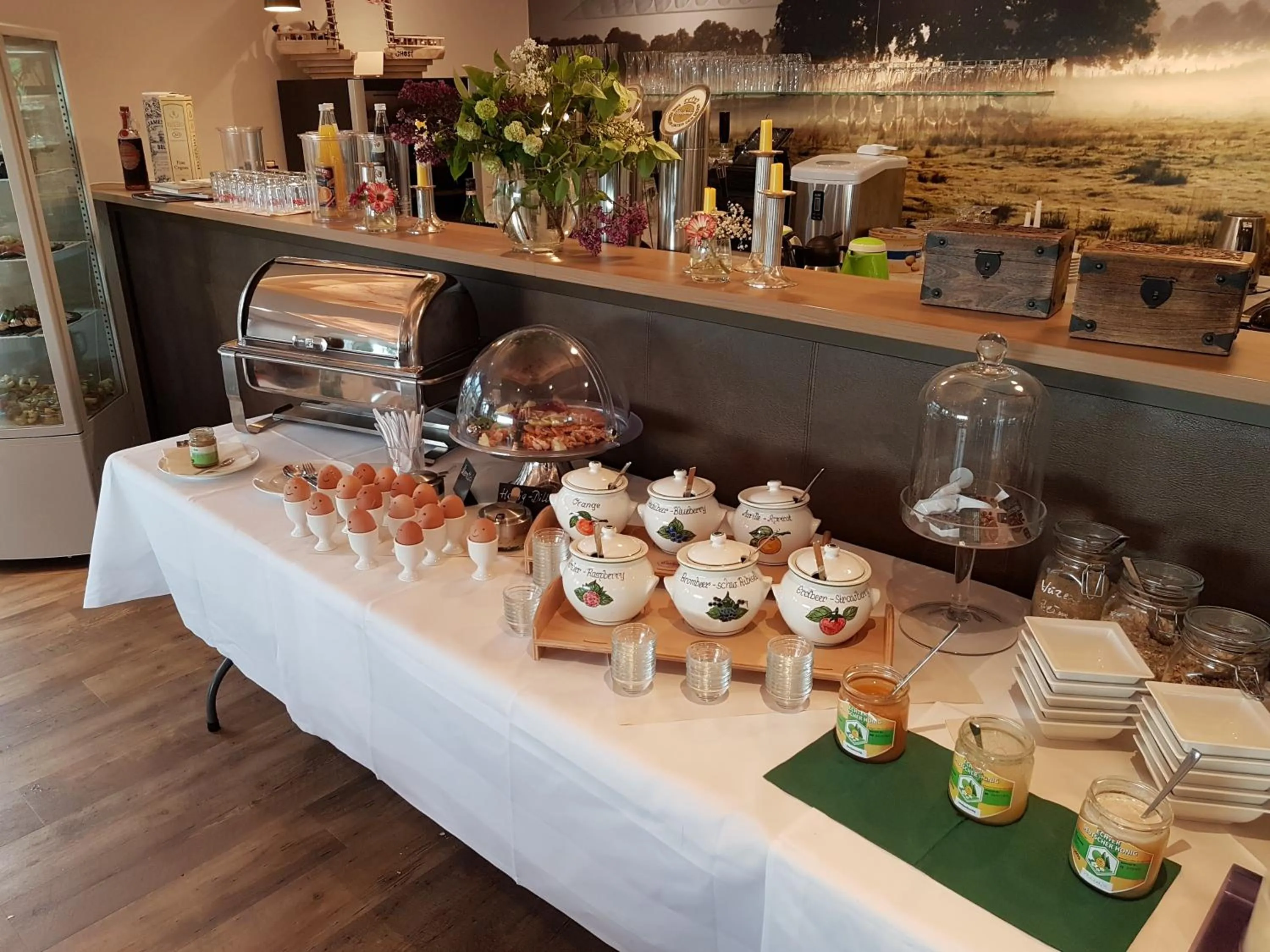 Buffet breakfast in Hotel Am Fleesensee