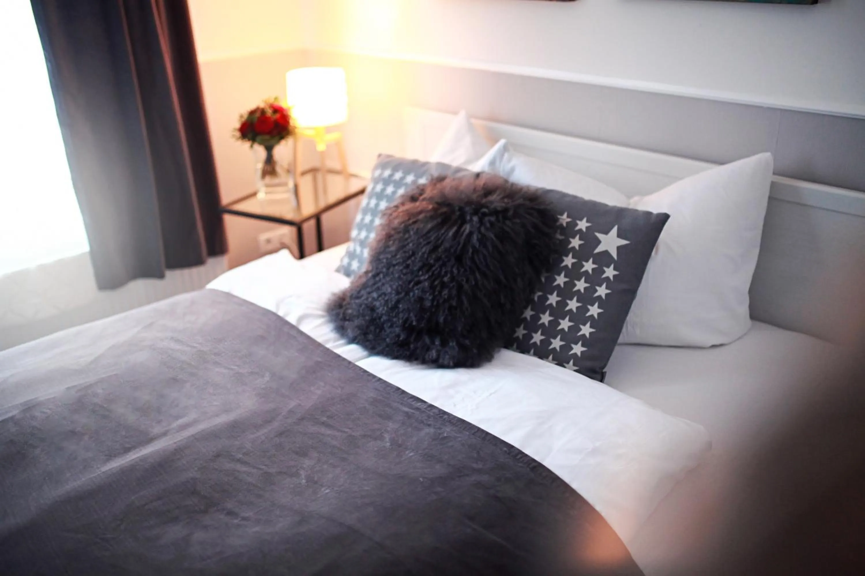 Bed in Hentschels Apartments