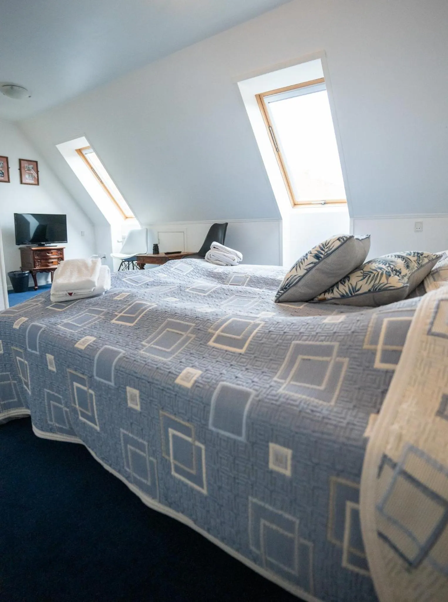 Bed in Frederiksværk Hotel