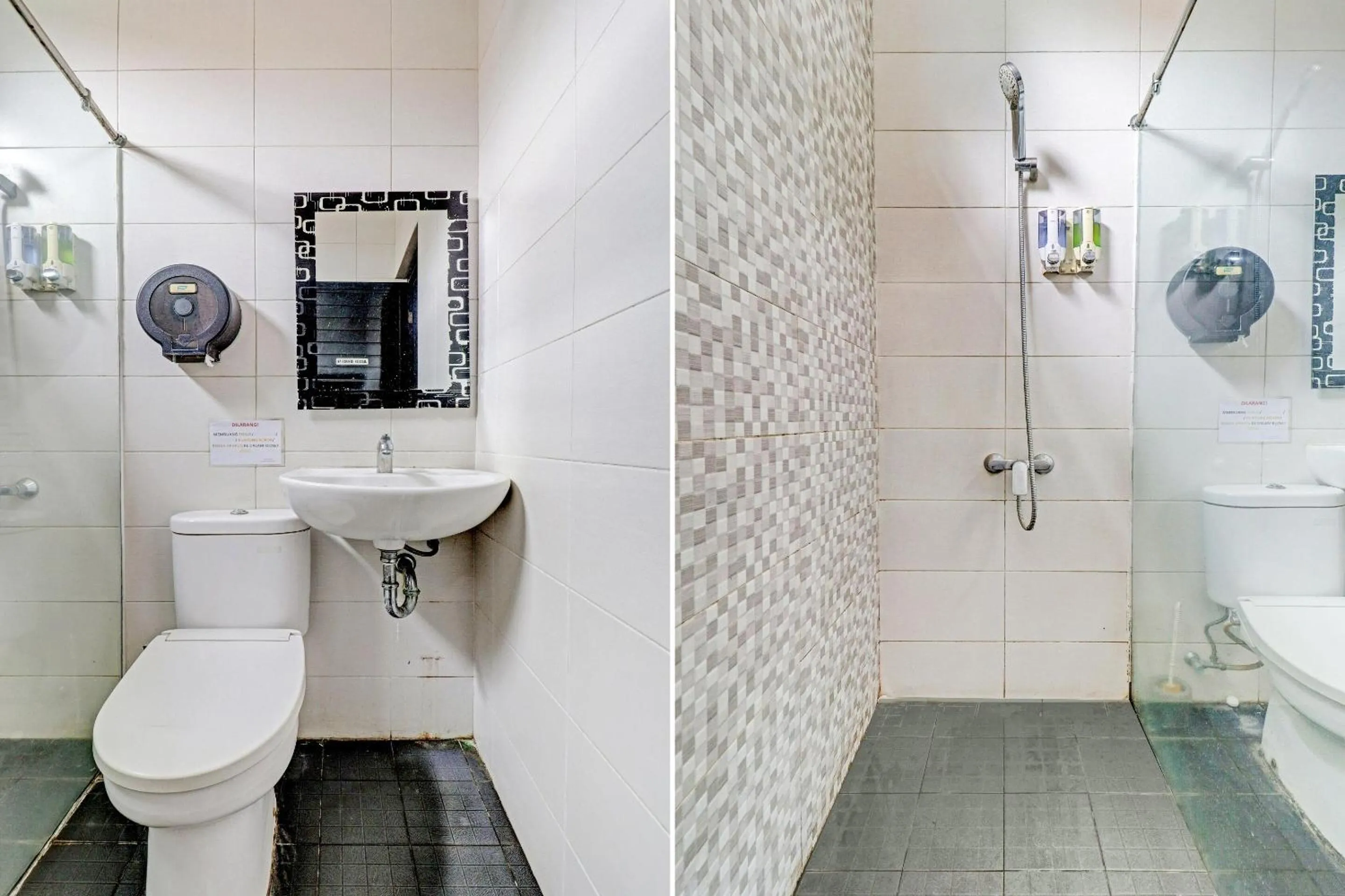 Bathroom in Hotel O Cihampelas Near Ciwalk Formerly D'River Guest House