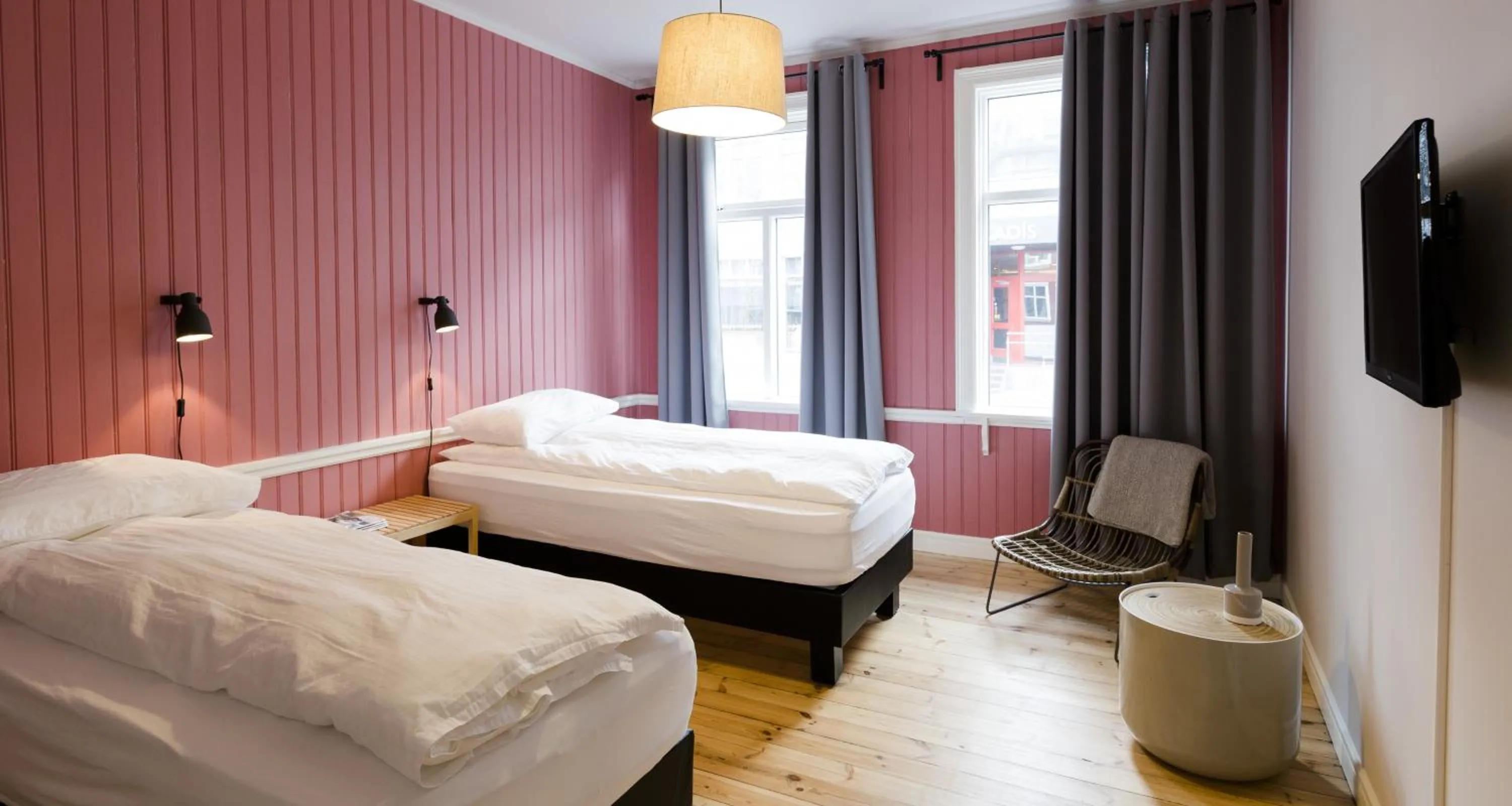 Bedroom, Bed in Old Charm Reykjavik Apartments