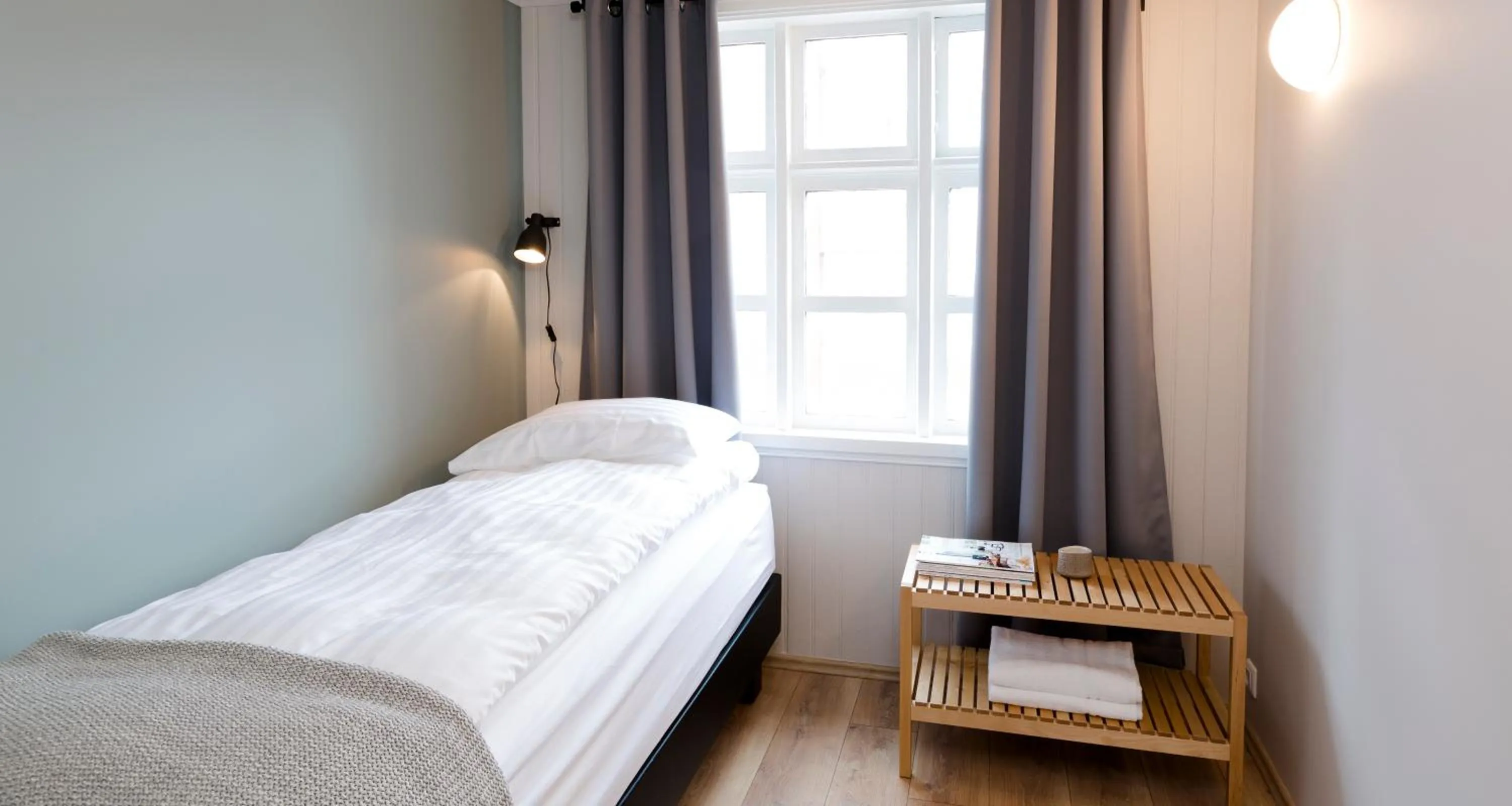 Bedroom, Bed in Old Charm Reykjavik Apartments