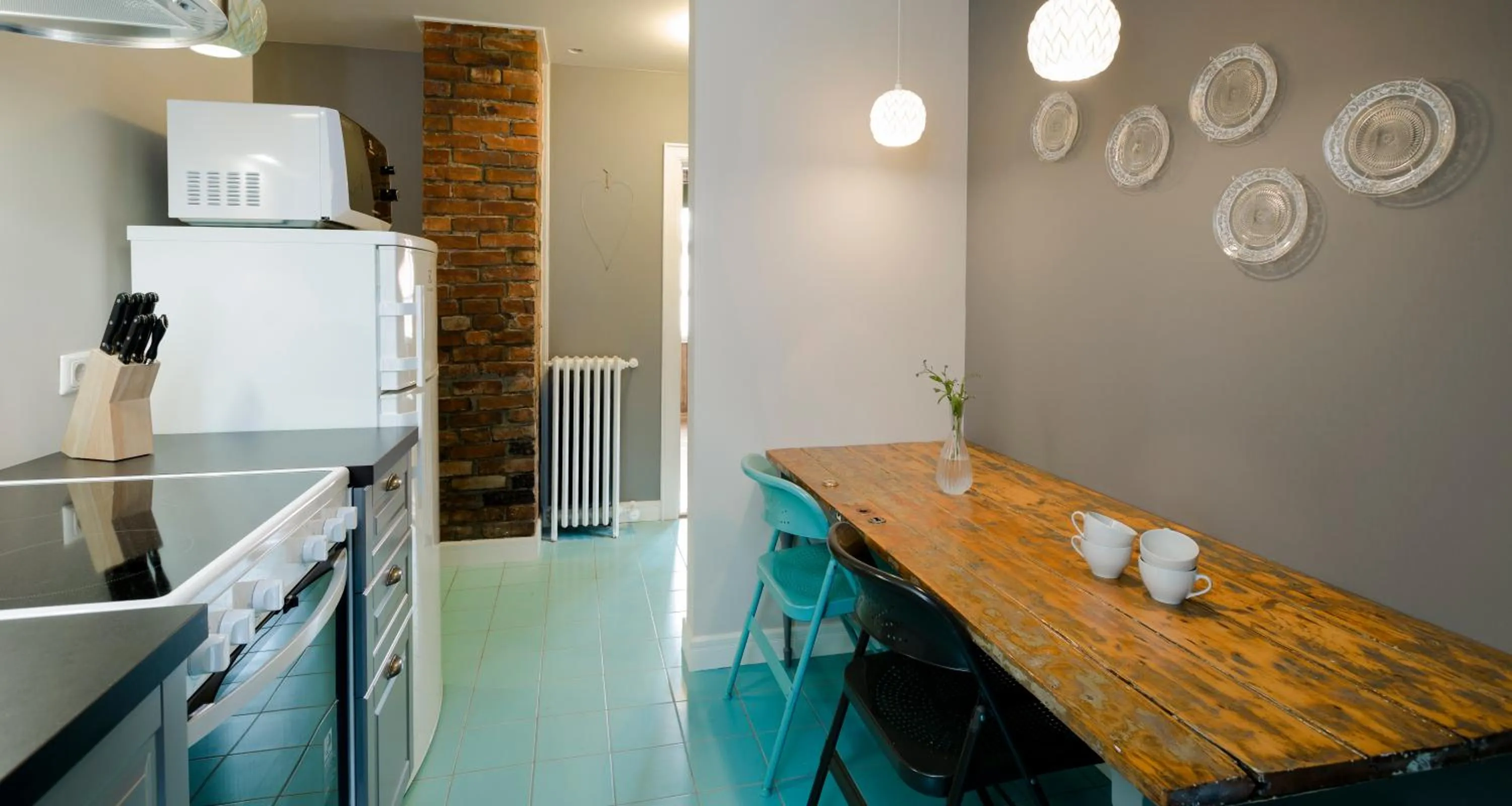 Kitchen or kitchenette in Old Charm Reykjavik Apartments