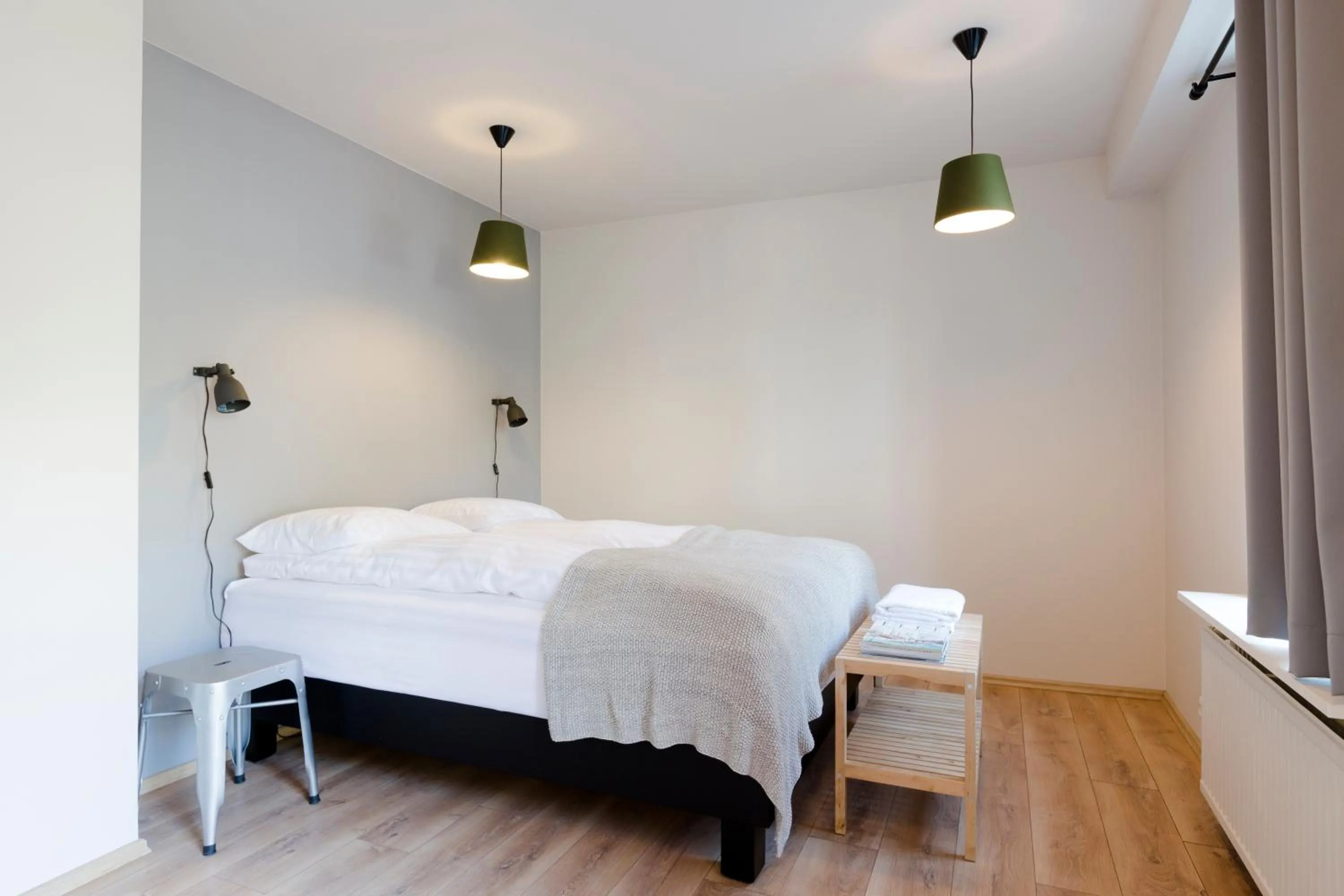 Bedroom, Bed in Old Charm Reykjavik Apartments