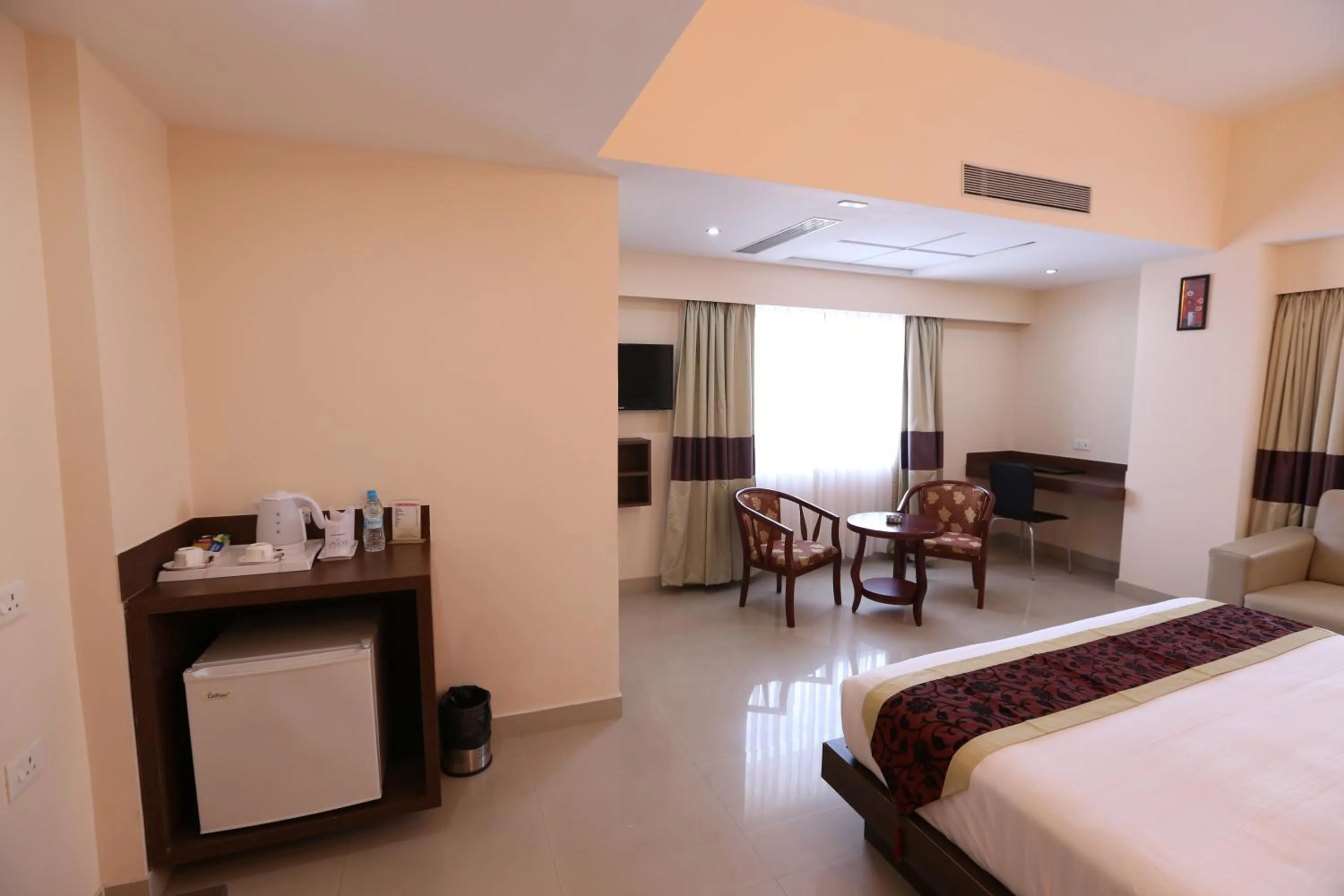 Decorative detail, Bed in The Contour Hotel