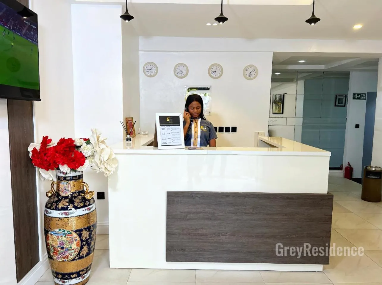 Staff in Grey Residence