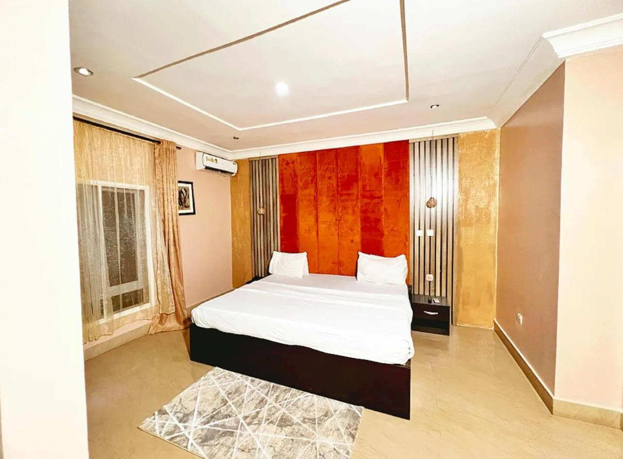 Bed in Grey Residence