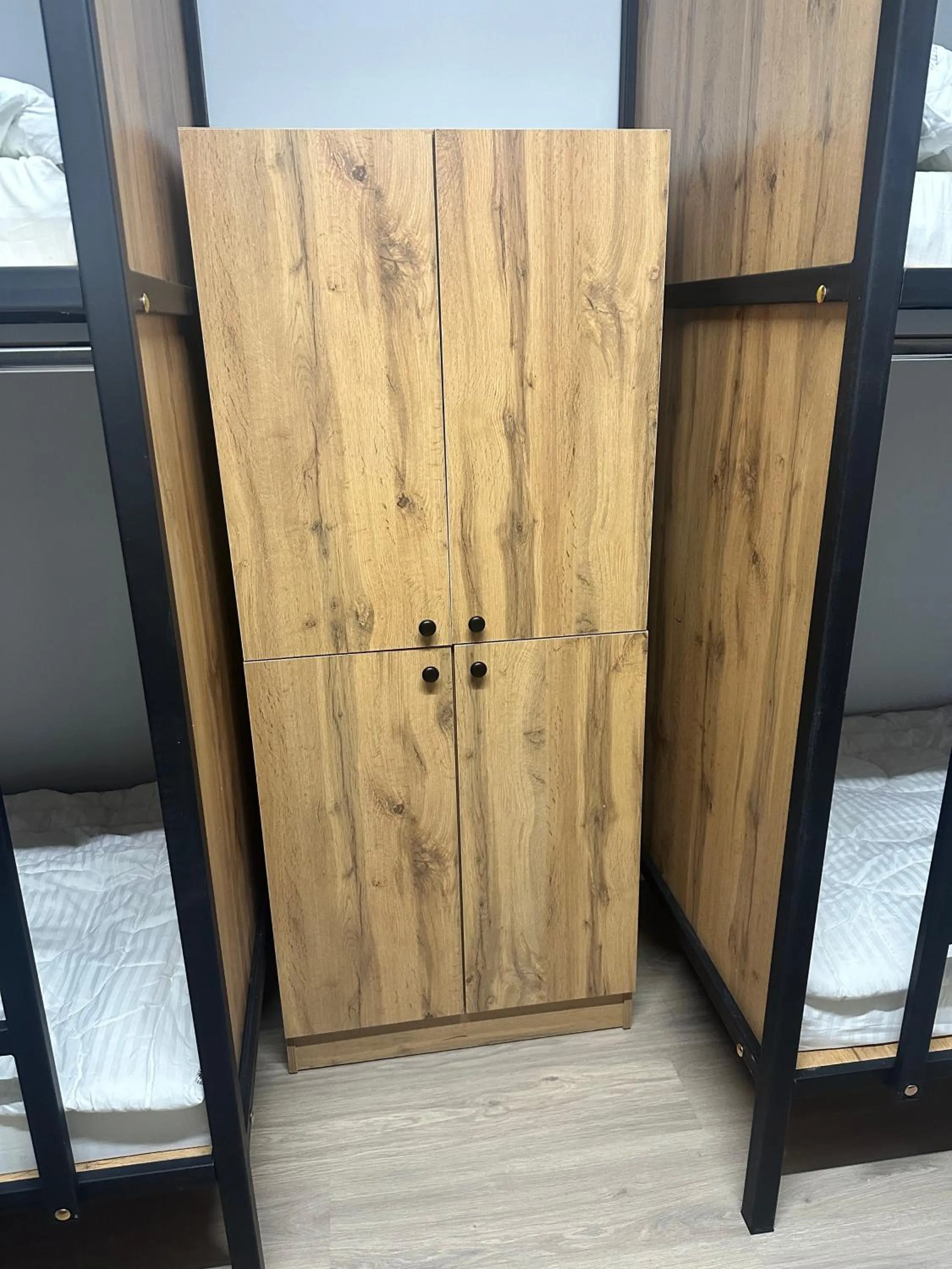 wardrobe, Bed in Hostel O2