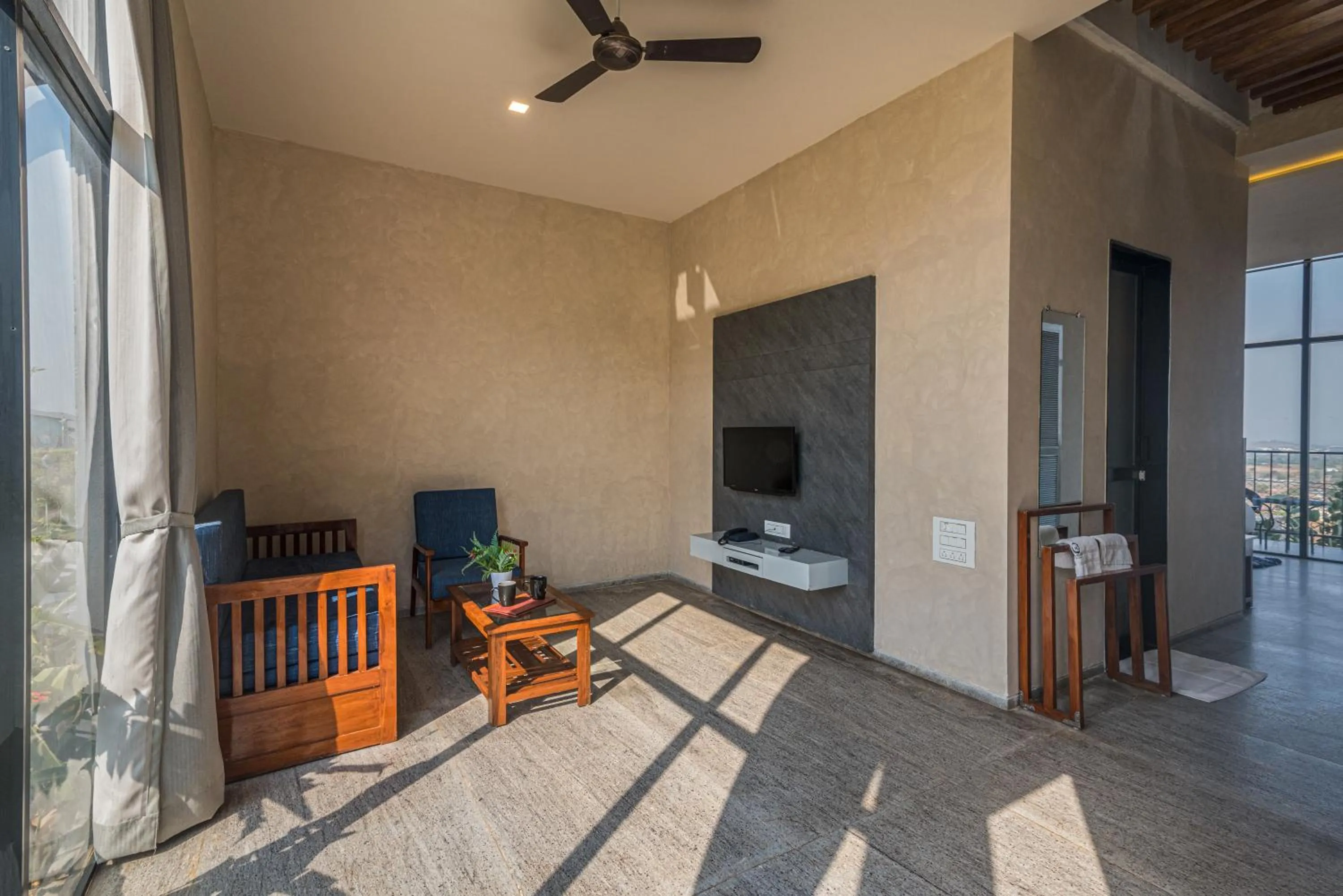 Bedroom in Wabi Sabi Resort, Igatpuri