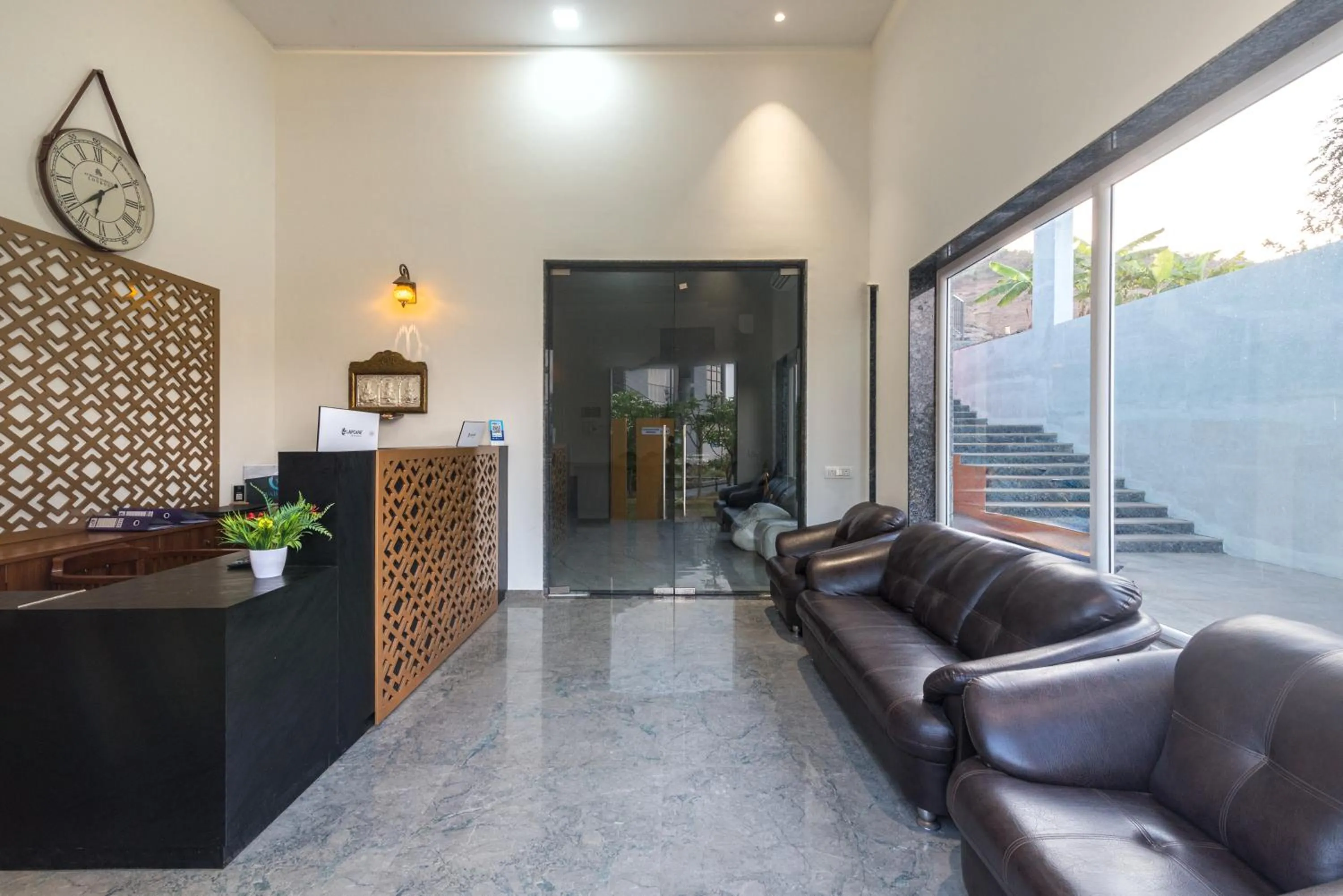 Lobby or reception in Wabi Sabi Resort, Igatpuri