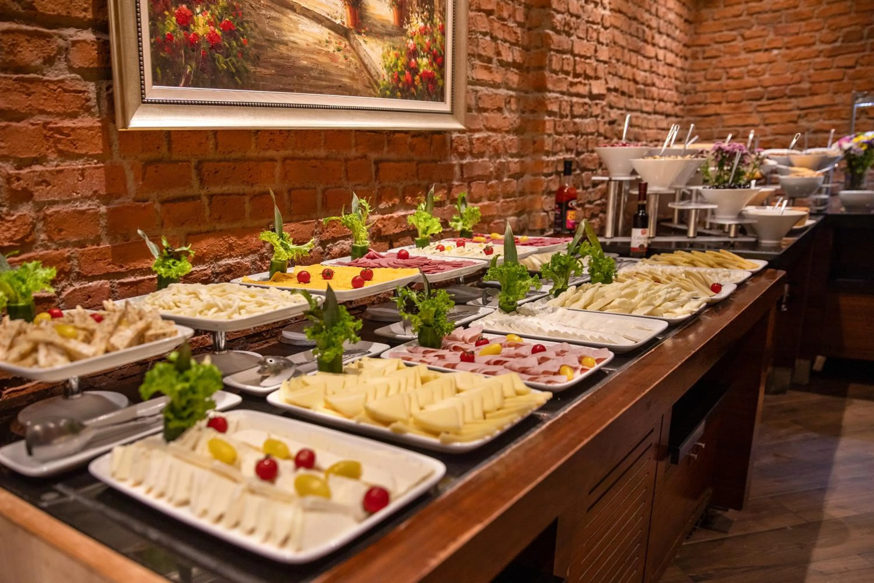Buffet breakfast in Grand Aras Hotel & Suites