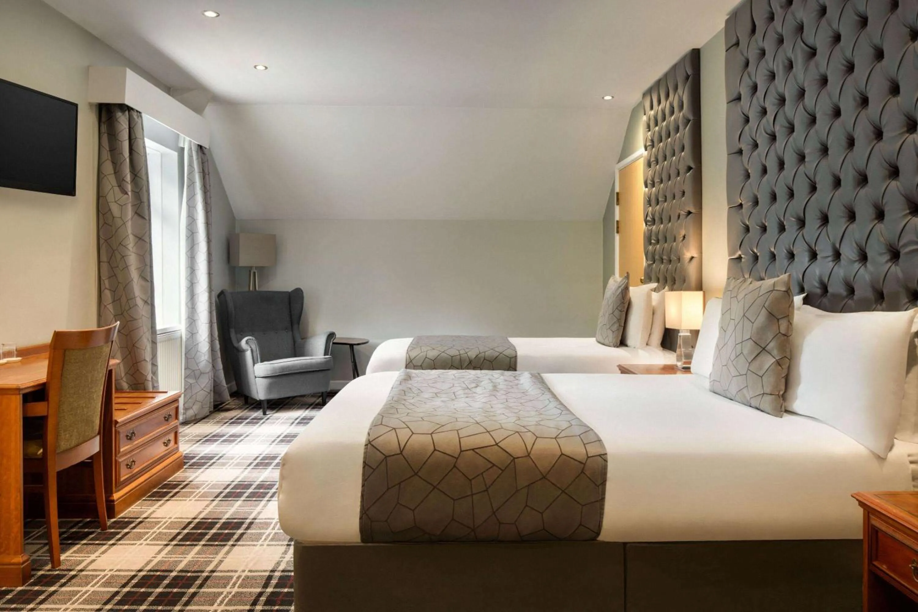 Photo of the whole room, Bed in Heritage Park Pontypridd, Trademark Collection by Wyndham