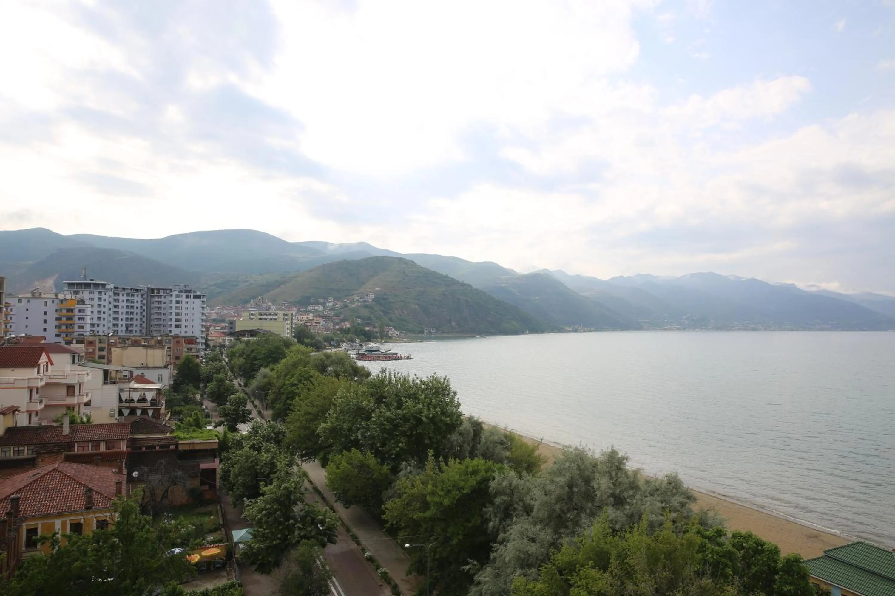 Lake view in Hotel Pogradeci