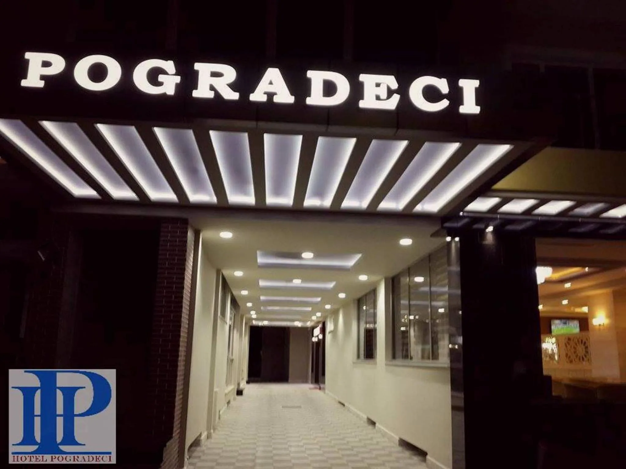 Lobby or reception in Hotel Pogradeci