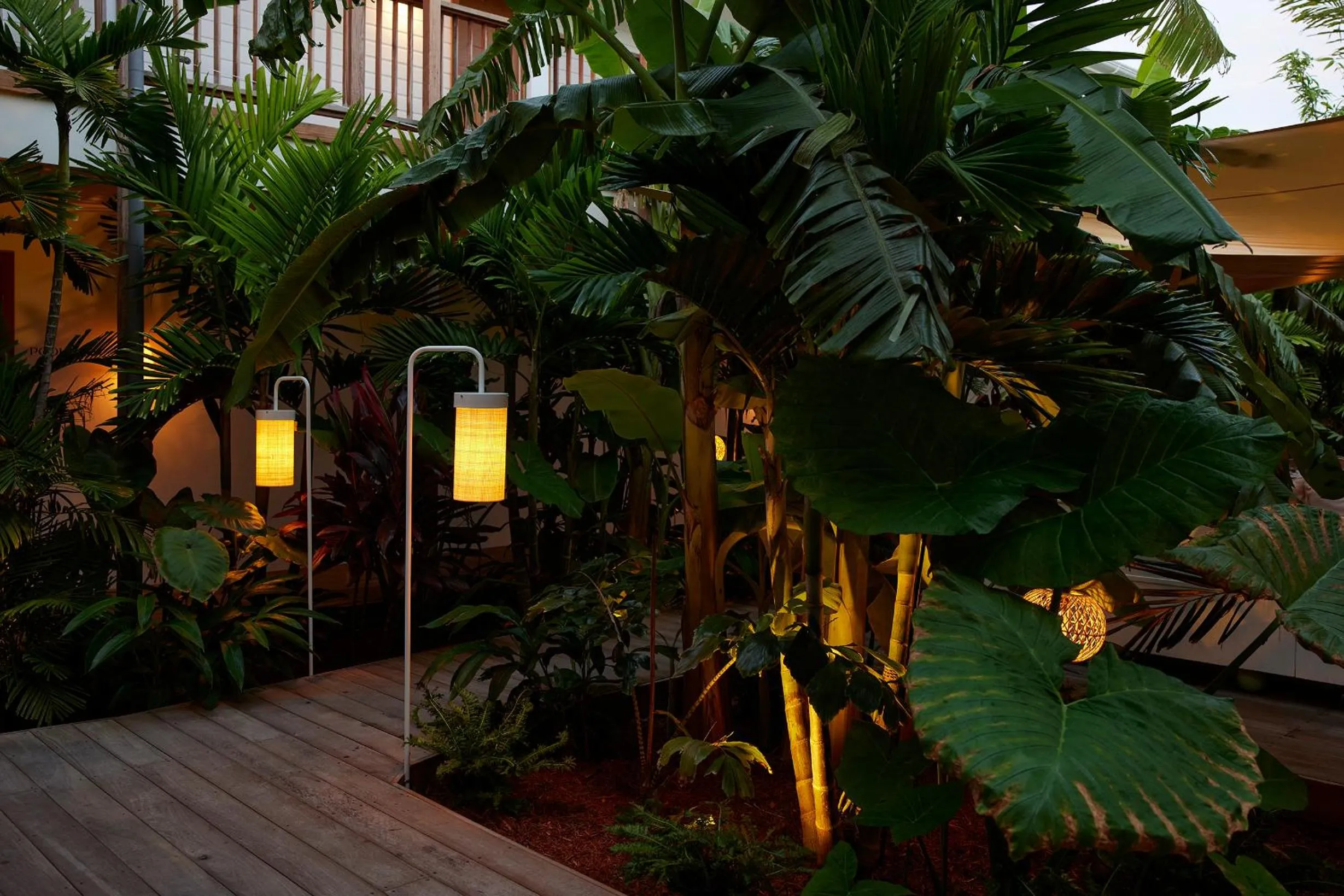 Garden in Tropical Hotel St Barth