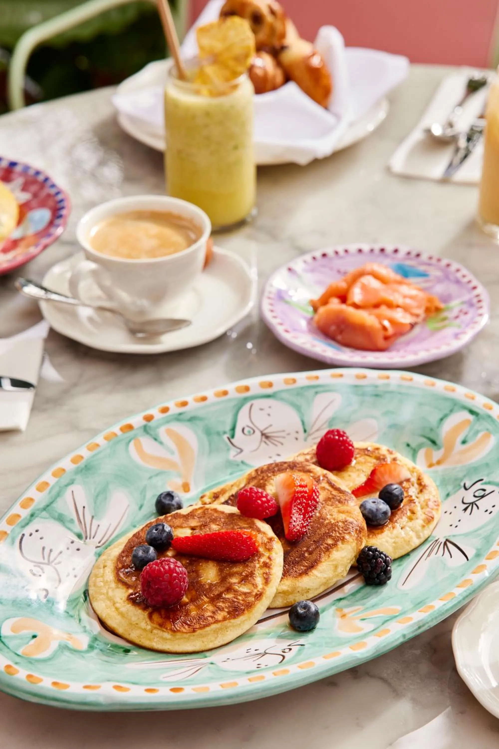 Breakfast in Tropical Hotel St Barth