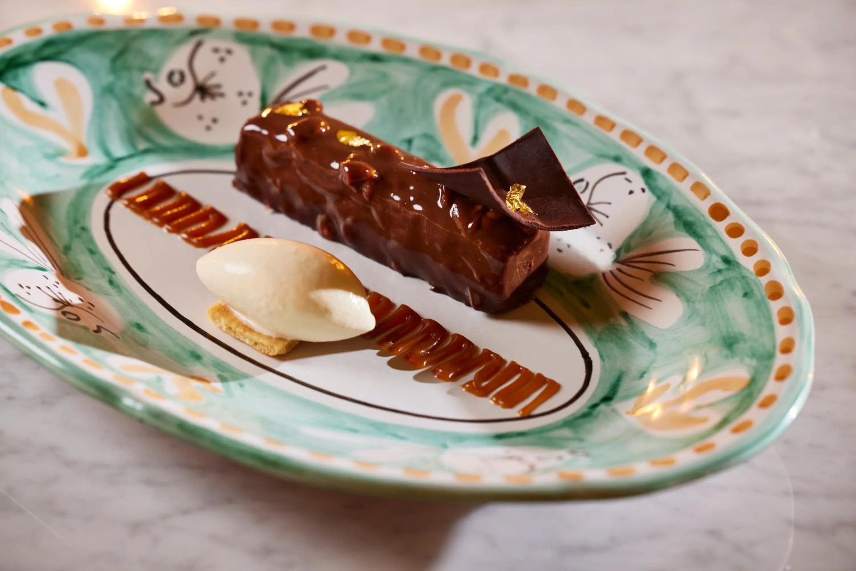 Food close-up in Tropical Hotel St Barth