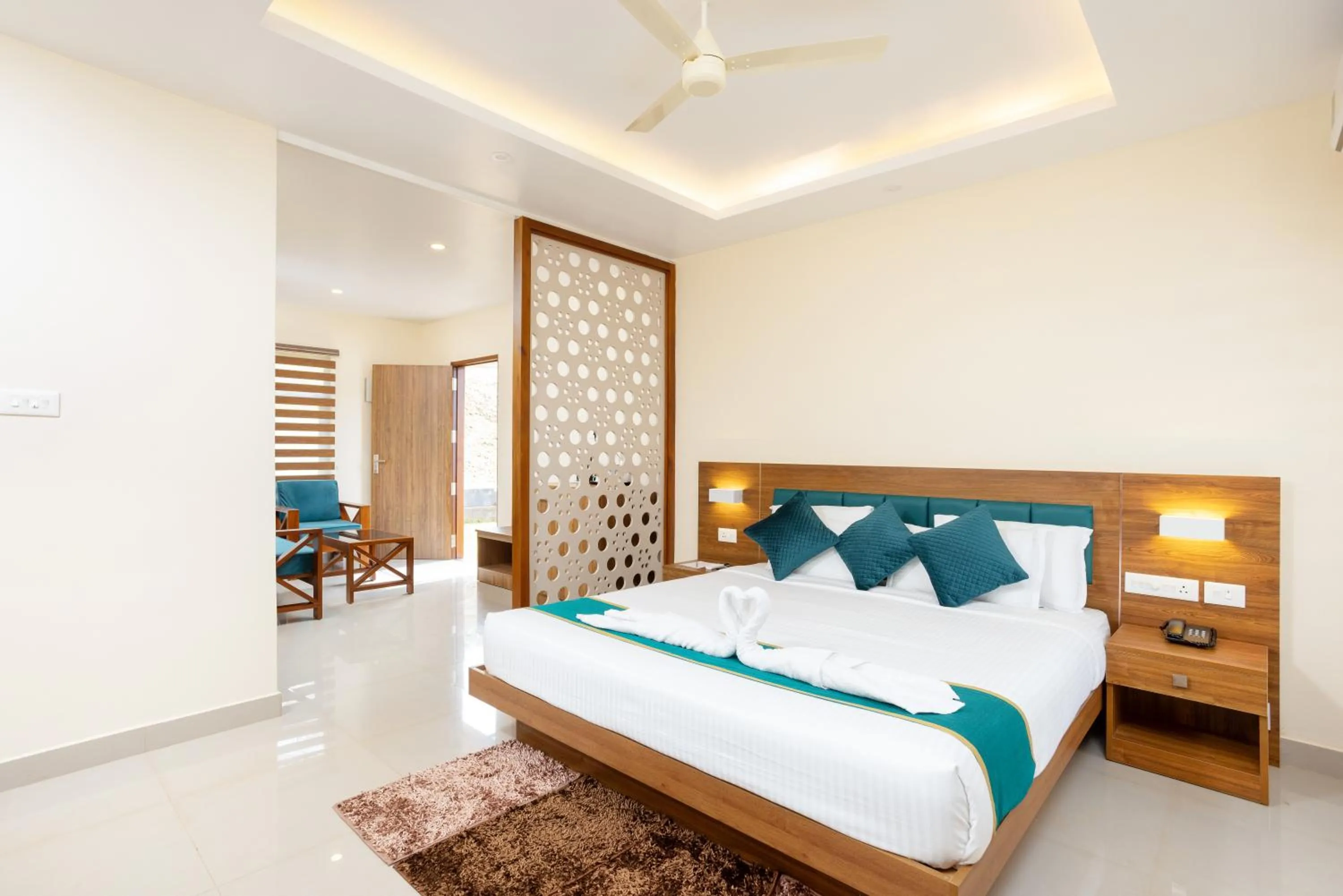 Photo of the whole room, Bed in Le Serene Munnar Luxury Resorts & Spa