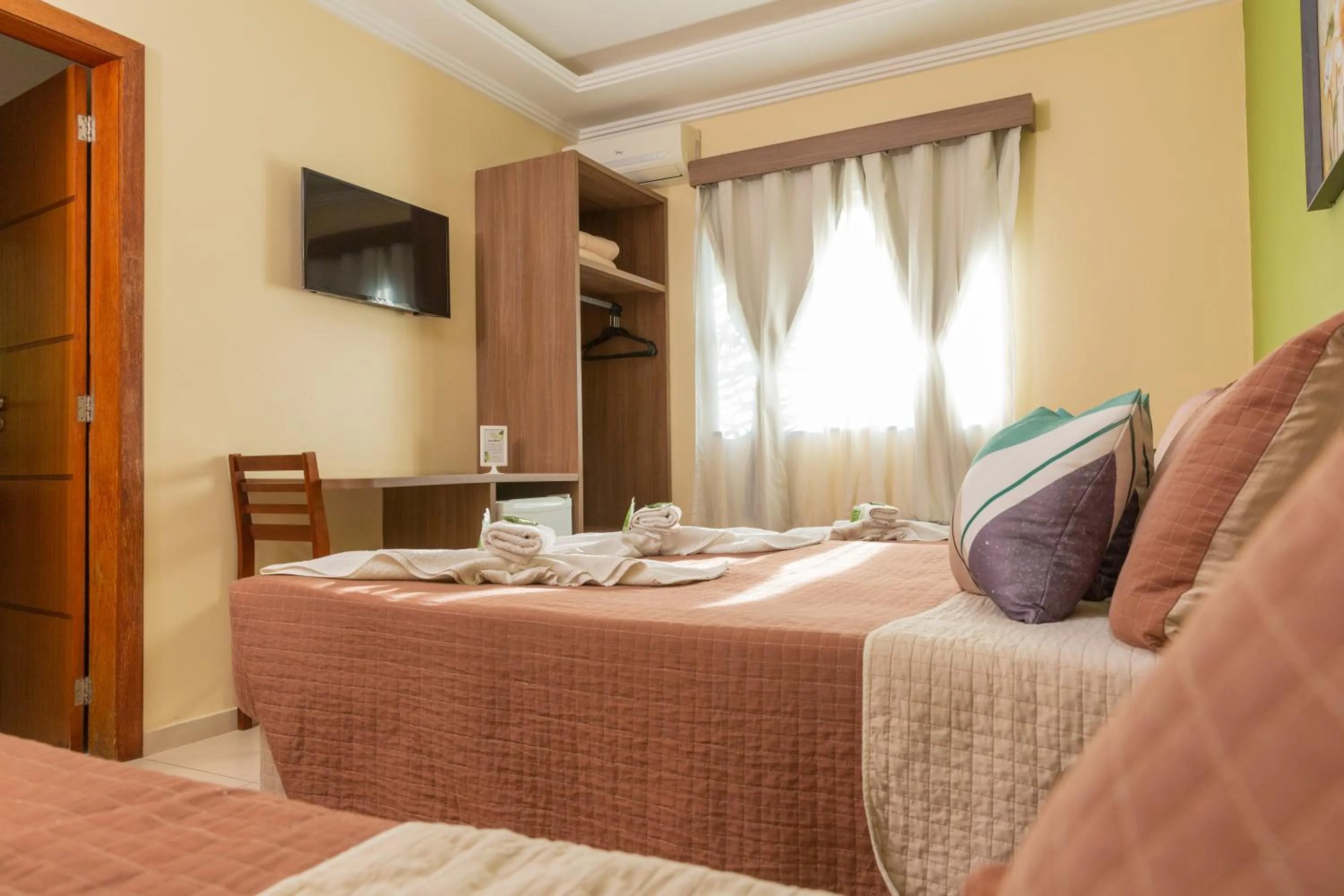 Bed in Pousada Valle Verde